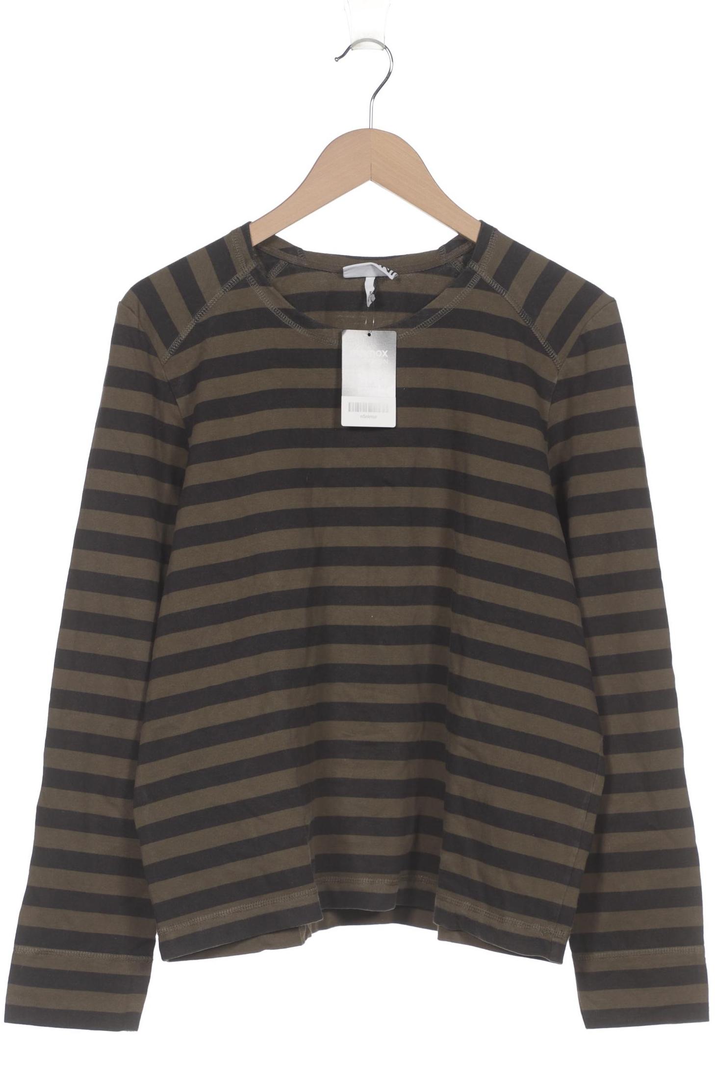 

Ganni Damen Langarmshirt, grün, Gr. 44