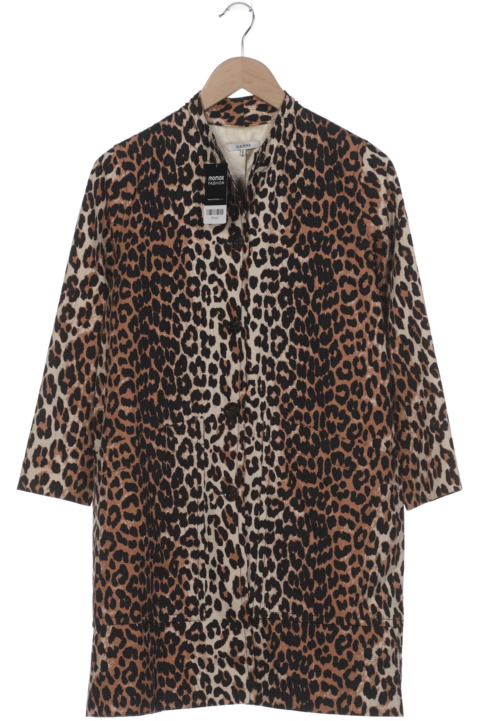 

Ganni Damen Mantel, beige, Gr. 34