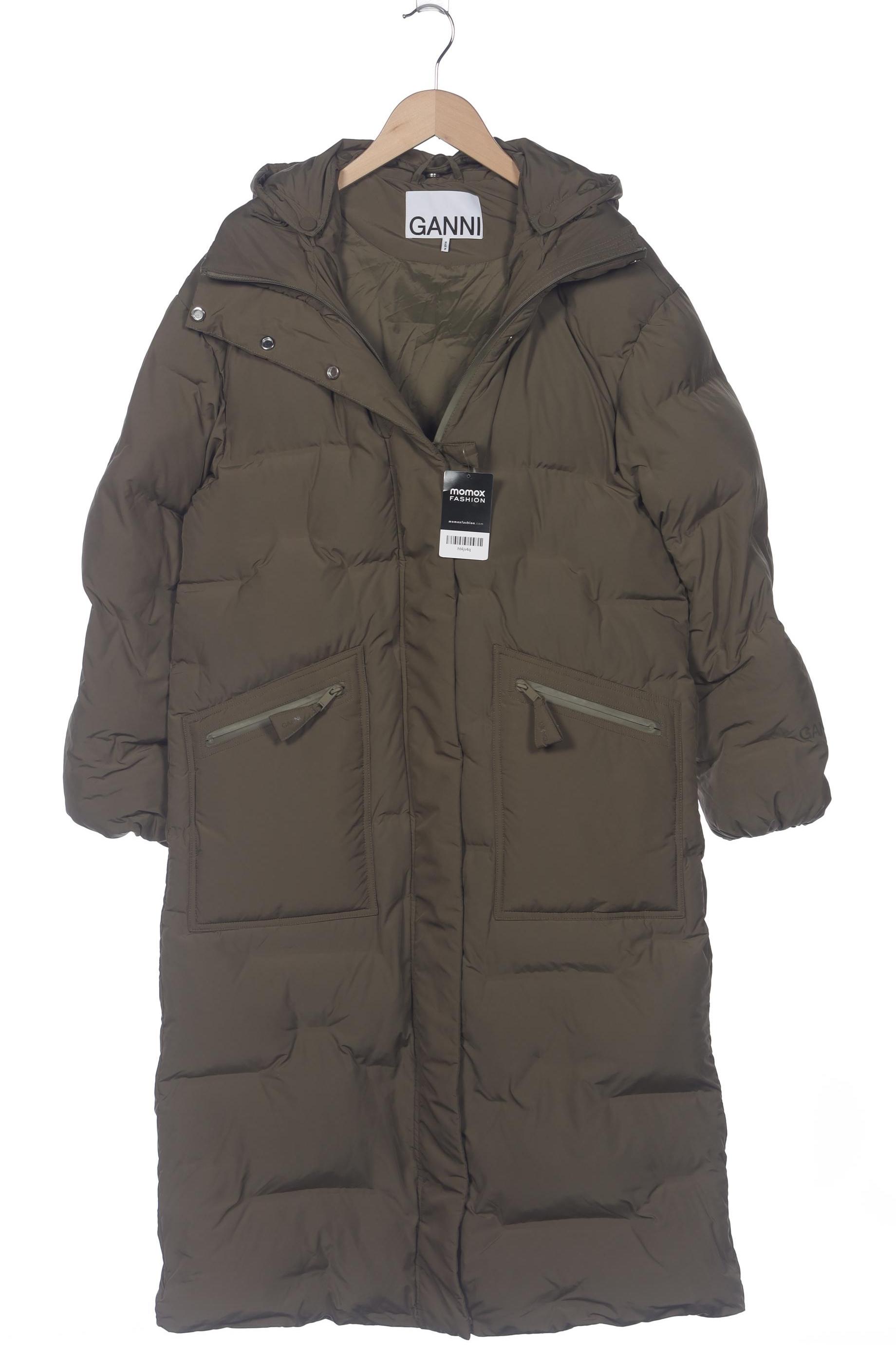 

Ganni Damen Mantel, grün, Gr. 32