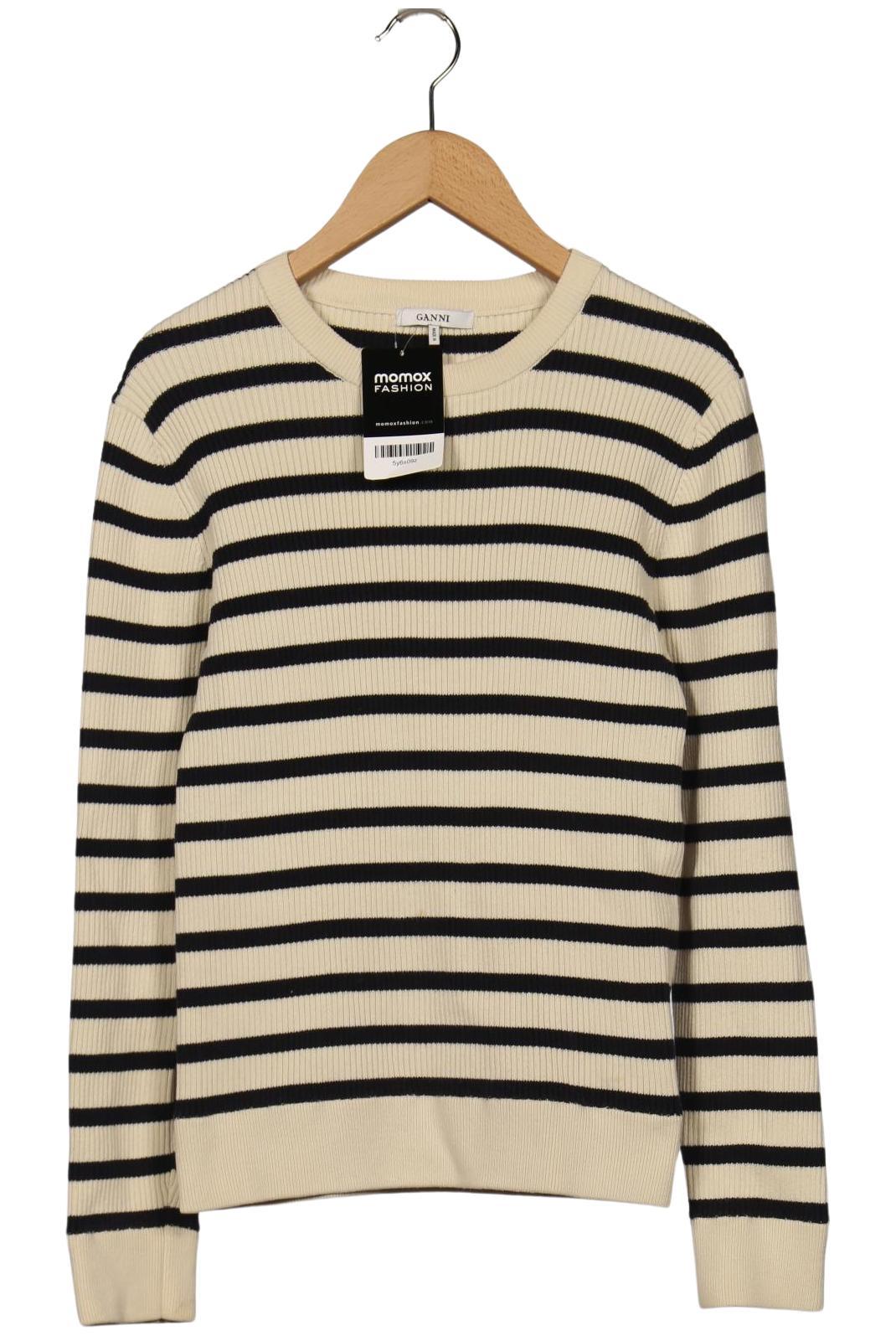 

Ganni Damen Pullover, cremeweiß, Gr. 36