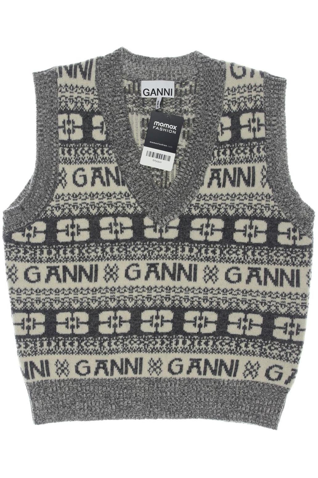 

Ganni Damen Pullover, grau, Gr. 38
