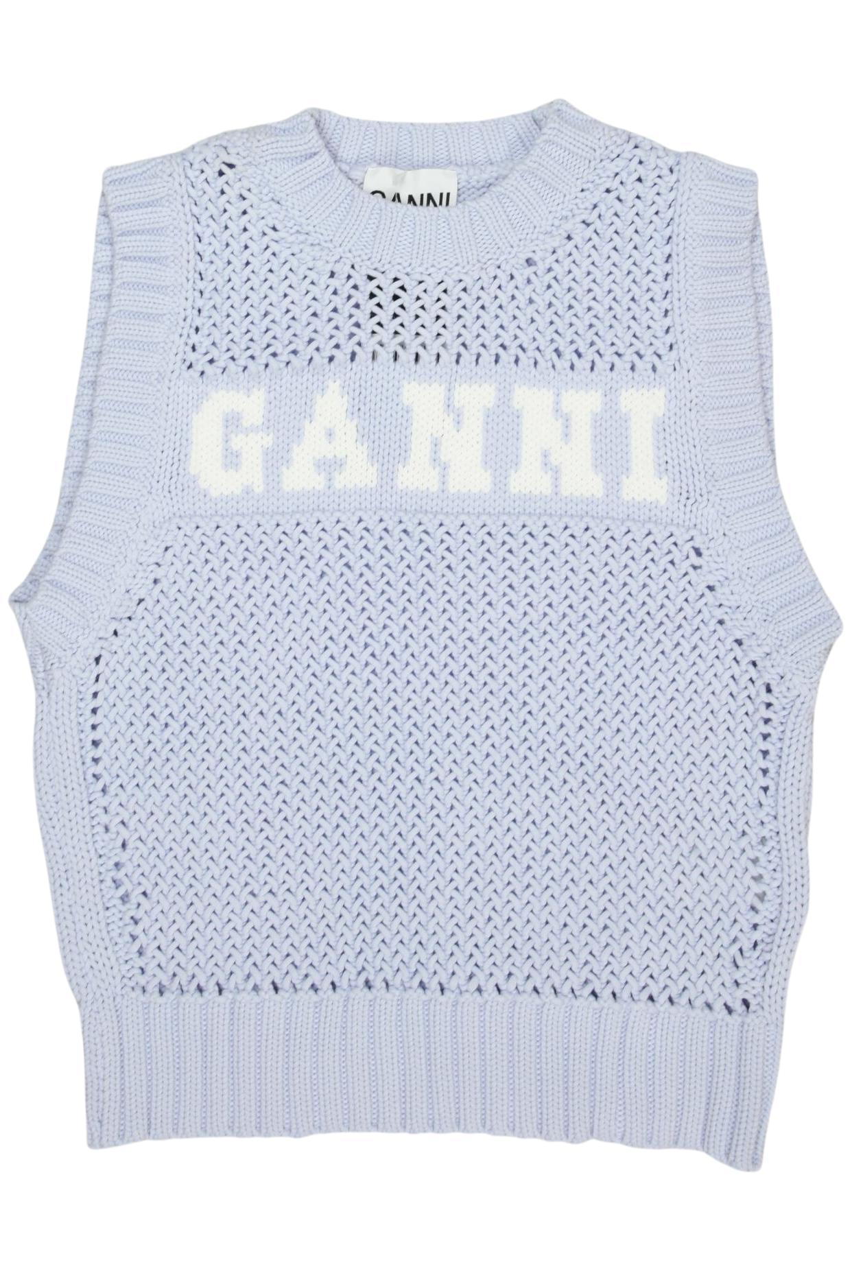

Ganni Damen Pullover, hellblau, Gr. 36