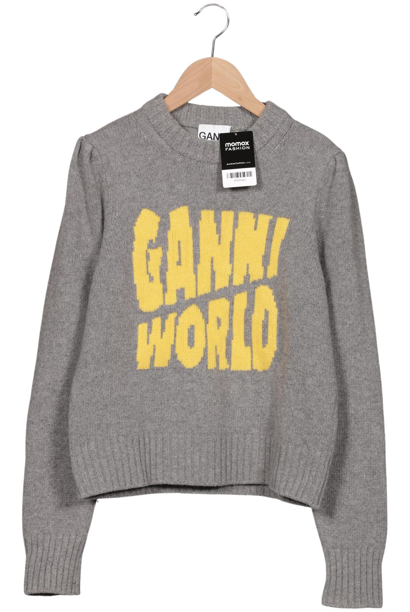 

Ganni Damen Pullover, grau, Gr. 38