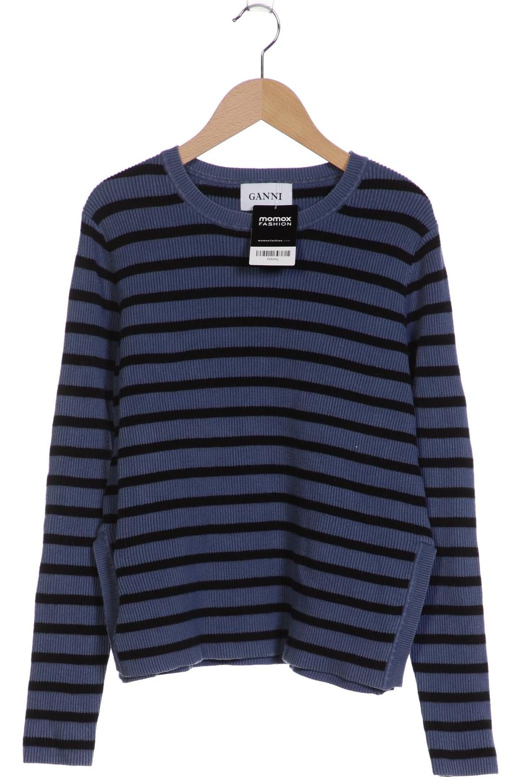 

Ganni Damen Pullover, blau, Gr. 42