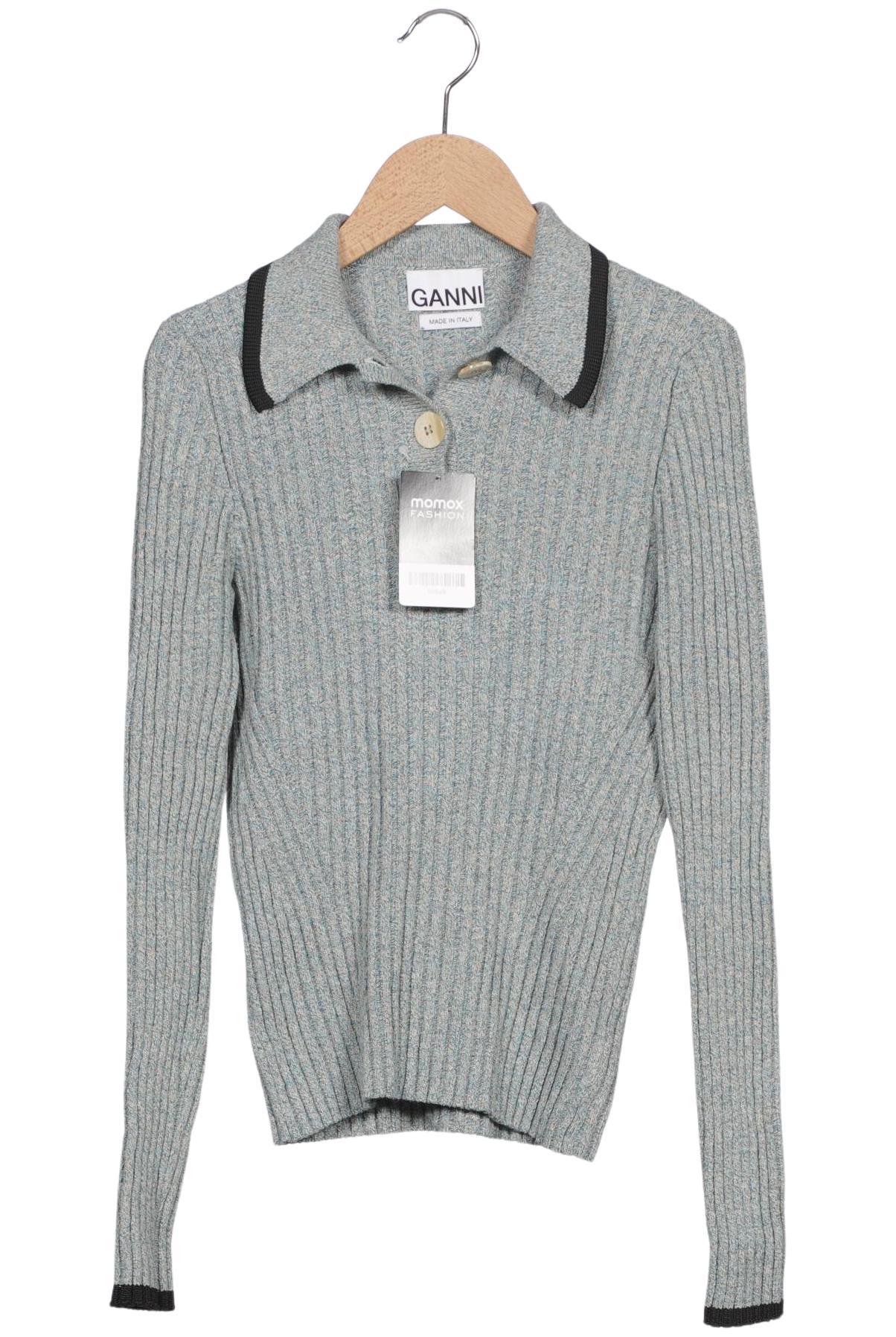 

Ganni Damen Pullover, blau, Gr. 36