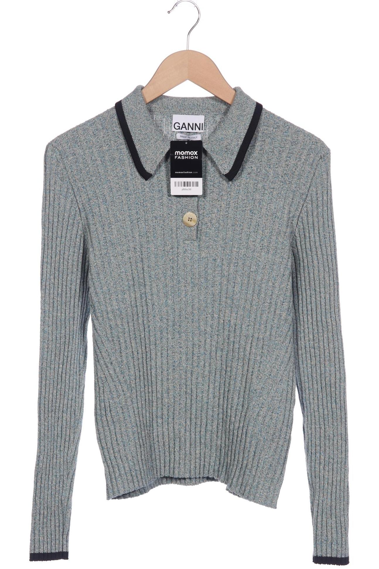 

Ganni Damen Pullover, hellblau, Gr. 44