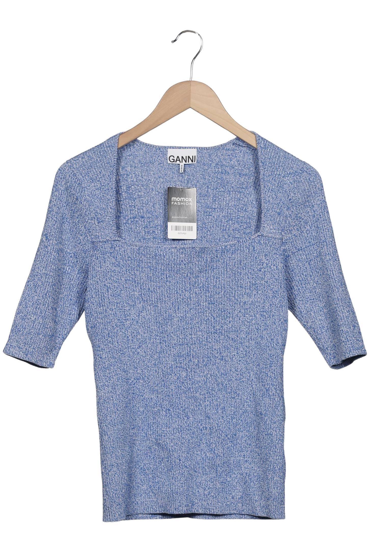 

Ganni Damen Pullover, hellblau, Gr. 44