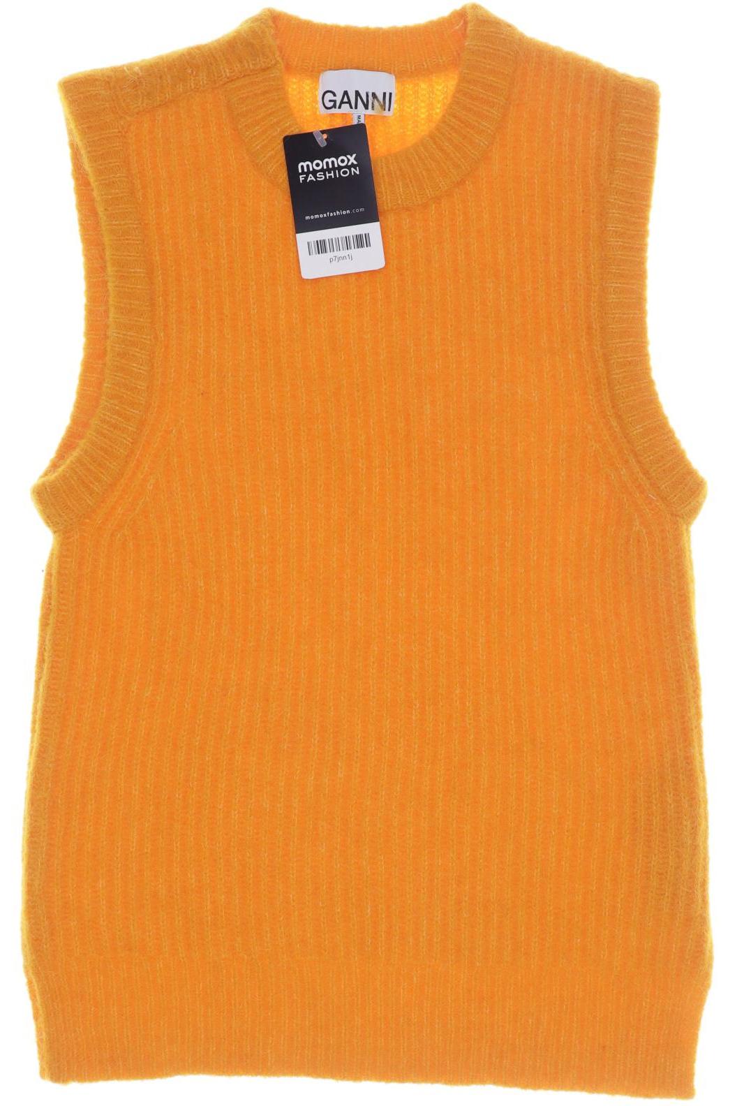 

Ganni Damen Pullover, orange, Gr. 36