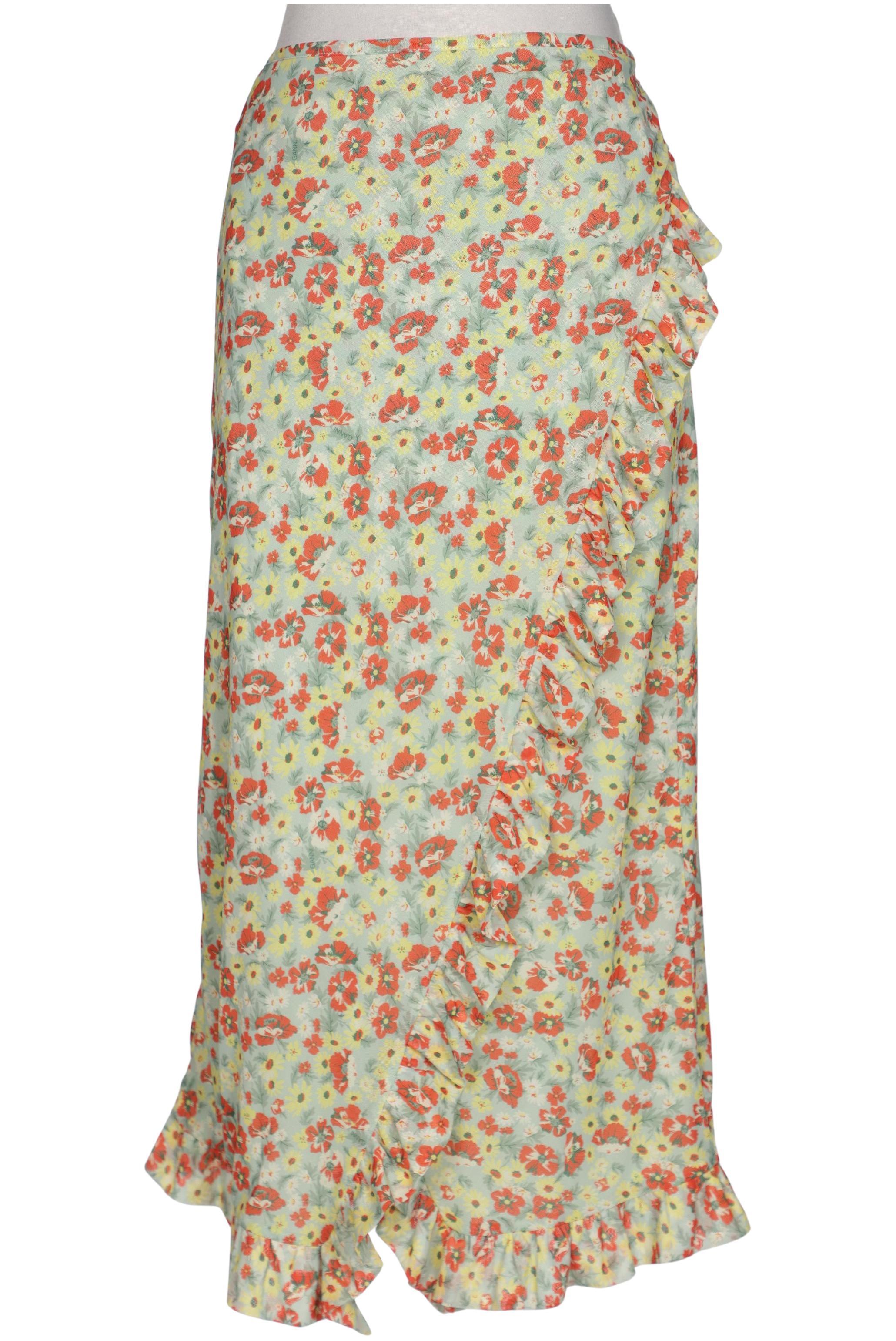 

Ganni Damen Rock, grün, Gr. 28