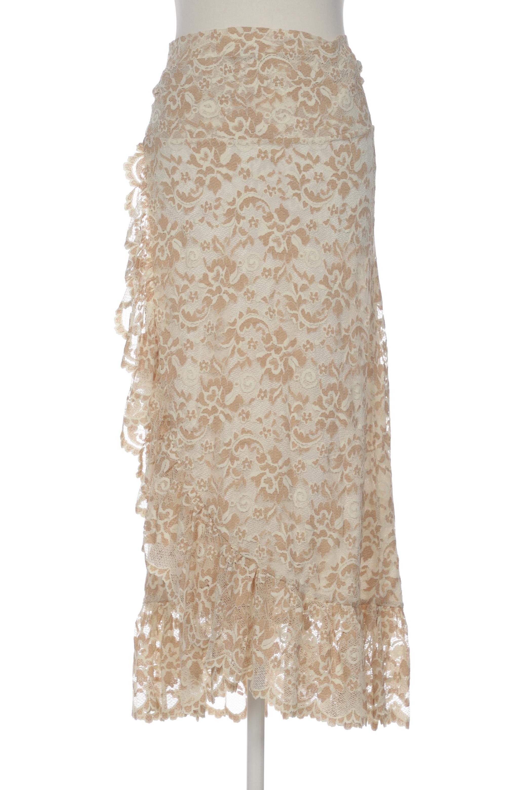 

Ganni Damen Rock, beige, Gr. 42