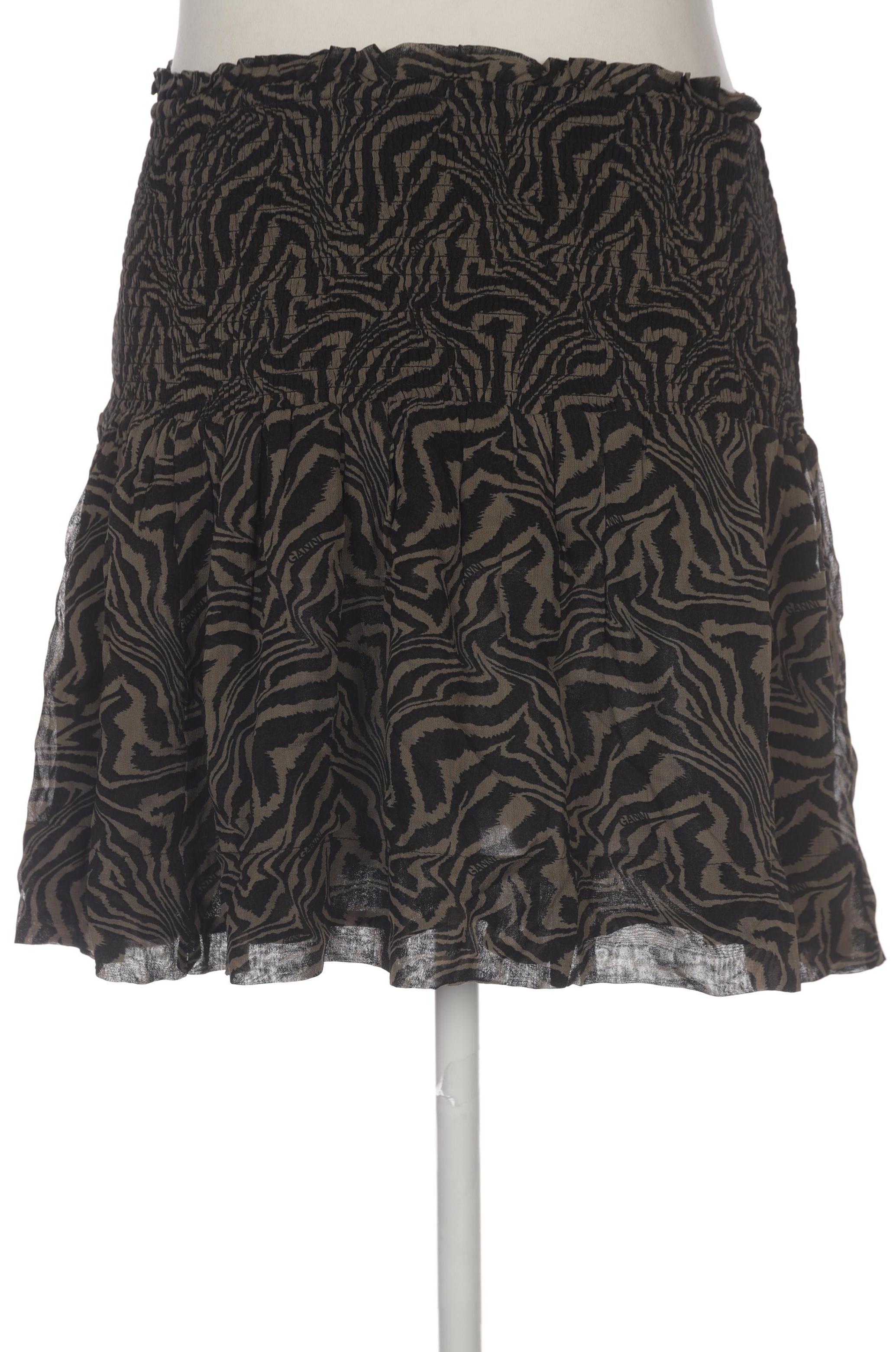 

Ganni Damen Rock, schwarz, Gr. 38