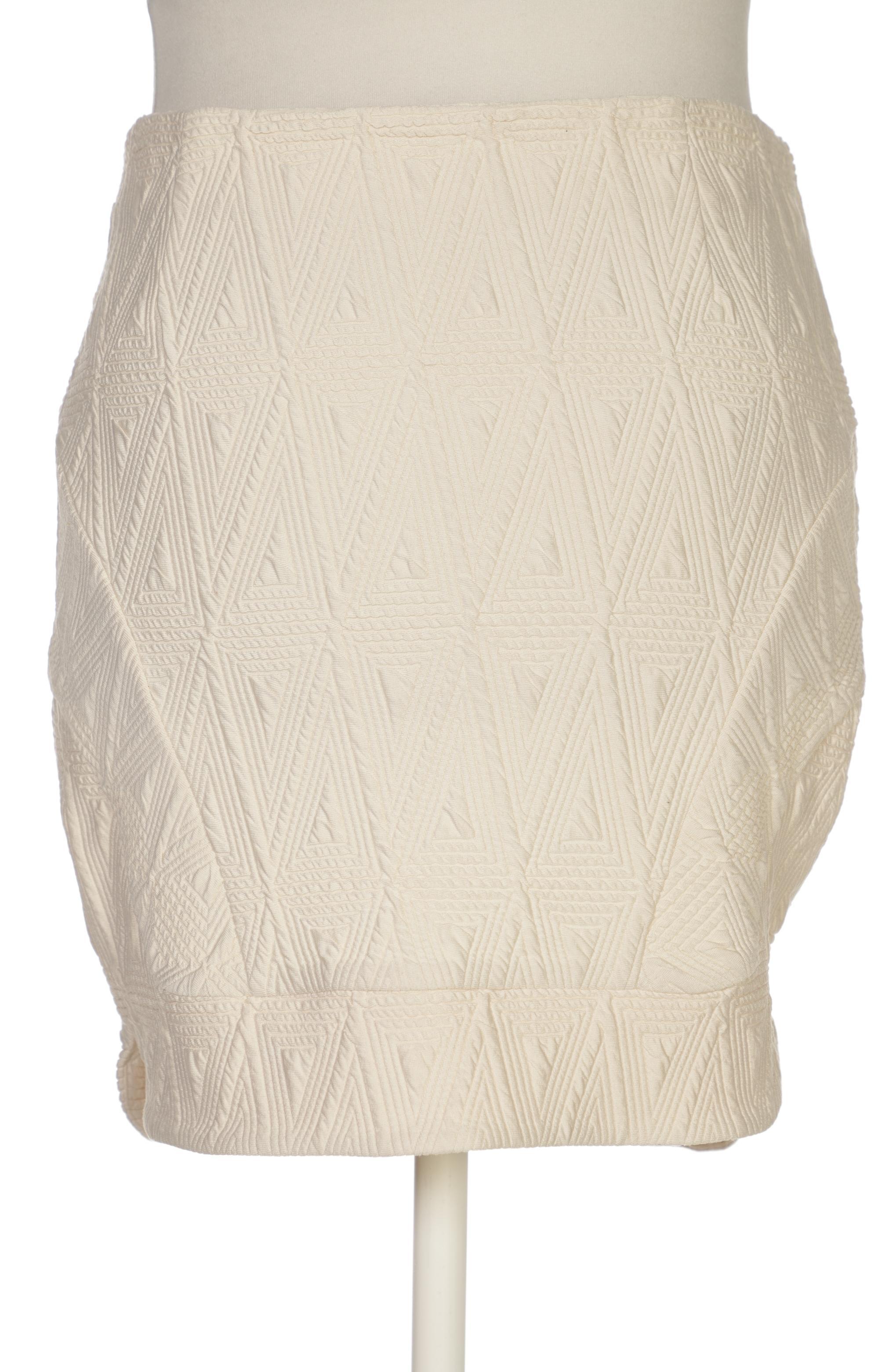 

Ganni Damen Rock, cremeweiß, Gr. 42