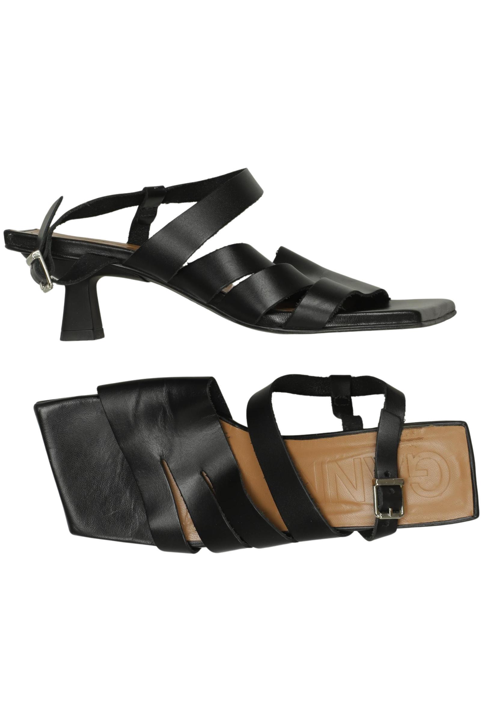 

Ganni Damen Sandale, schwarz, Gr. 37