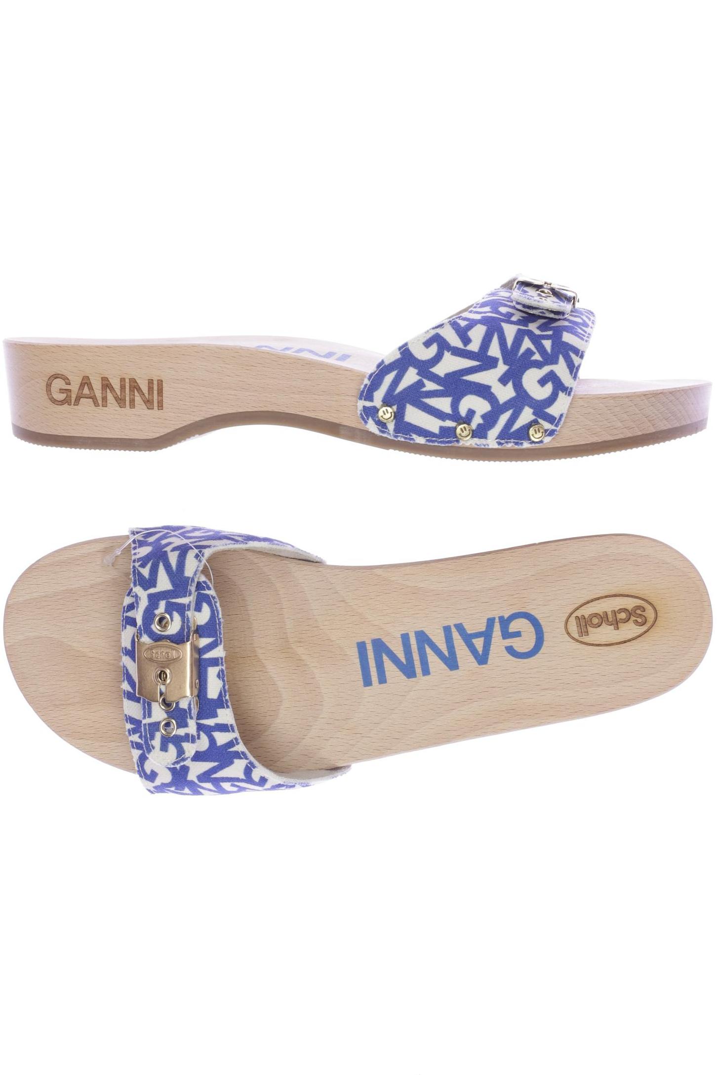 

Ganni Damen Sandale, blau, Gr. 39