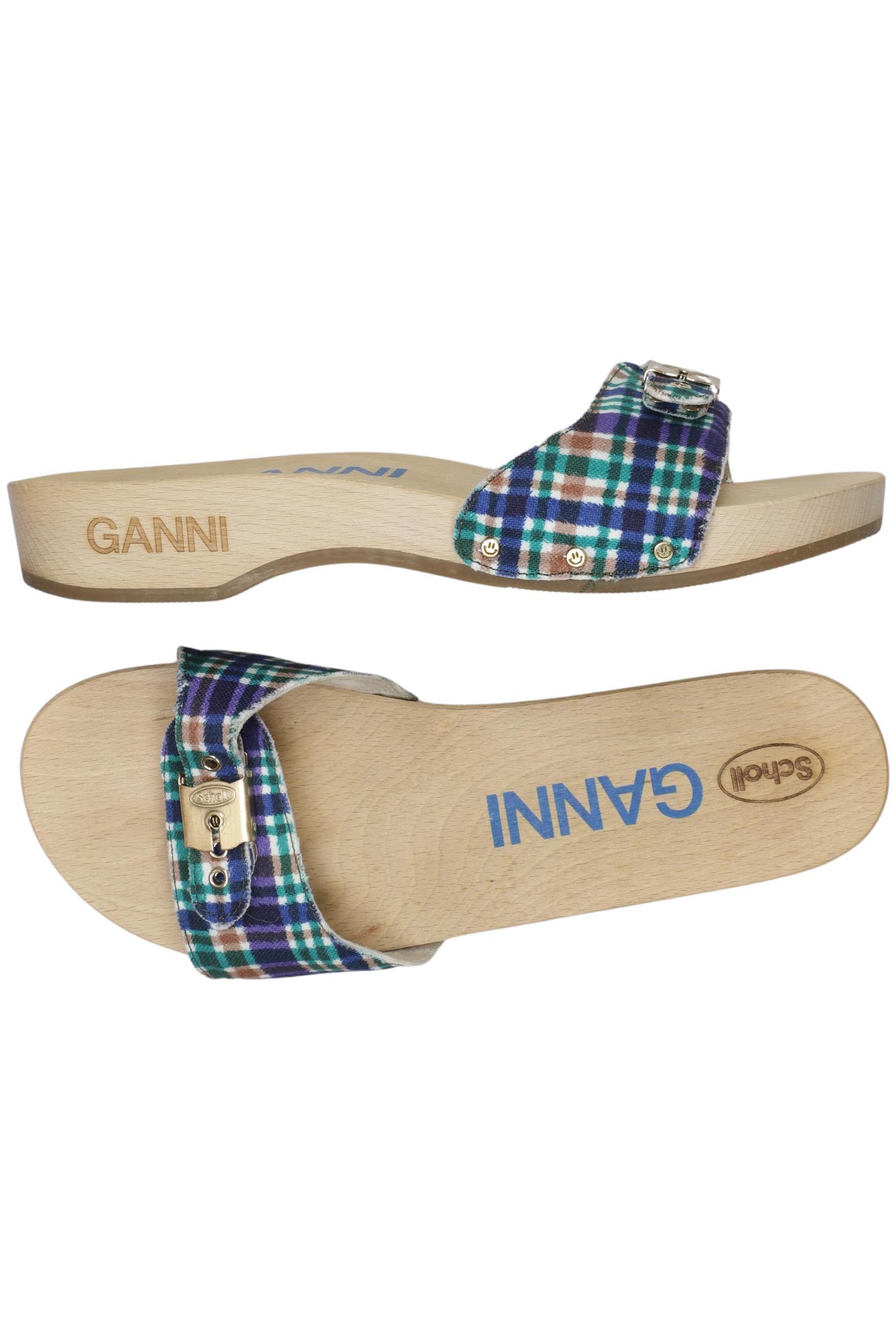 

Ganni Damen Sandale, blau, Gr. 41