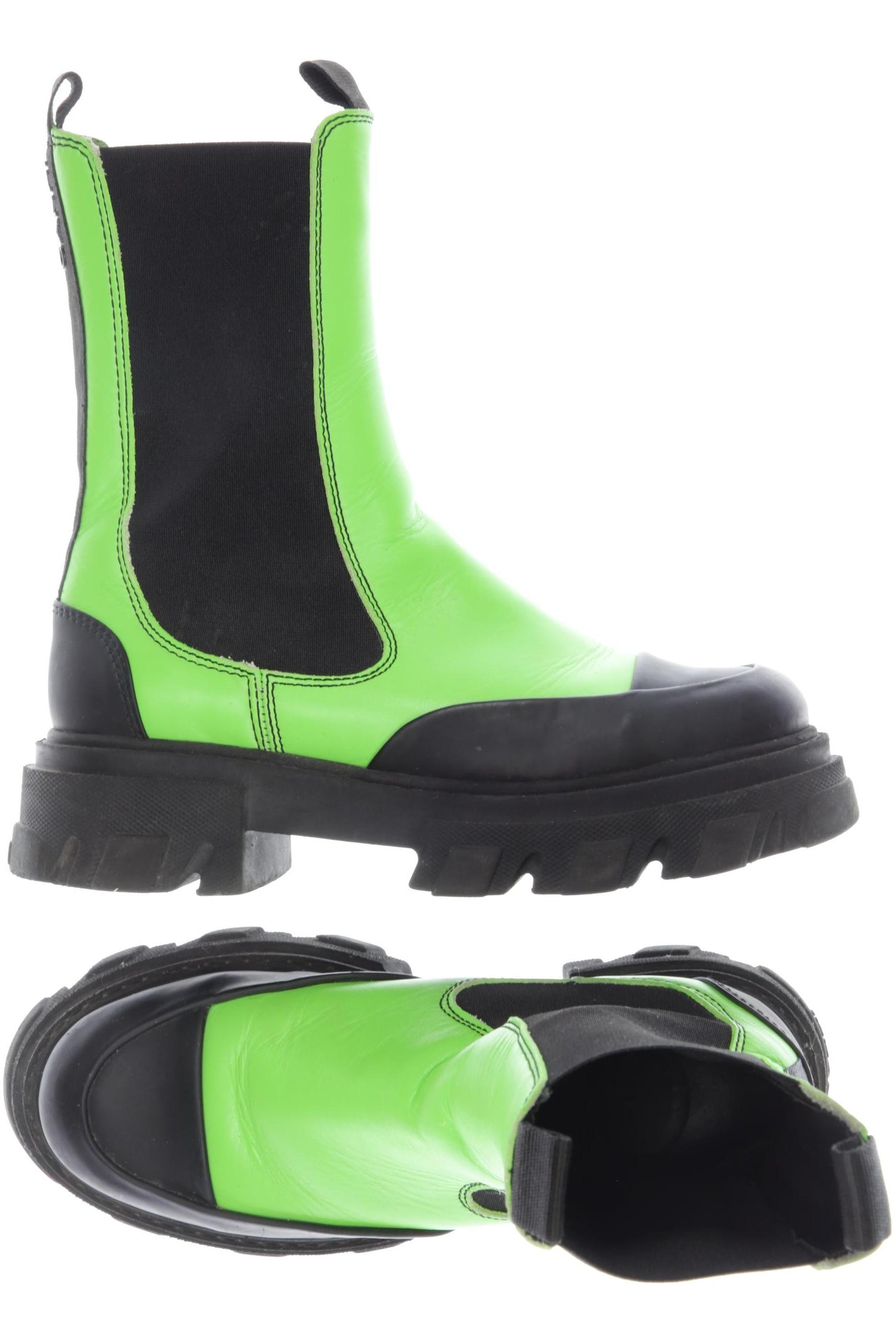 

Ganni Damen Stiefelette, grün, Gr. 38