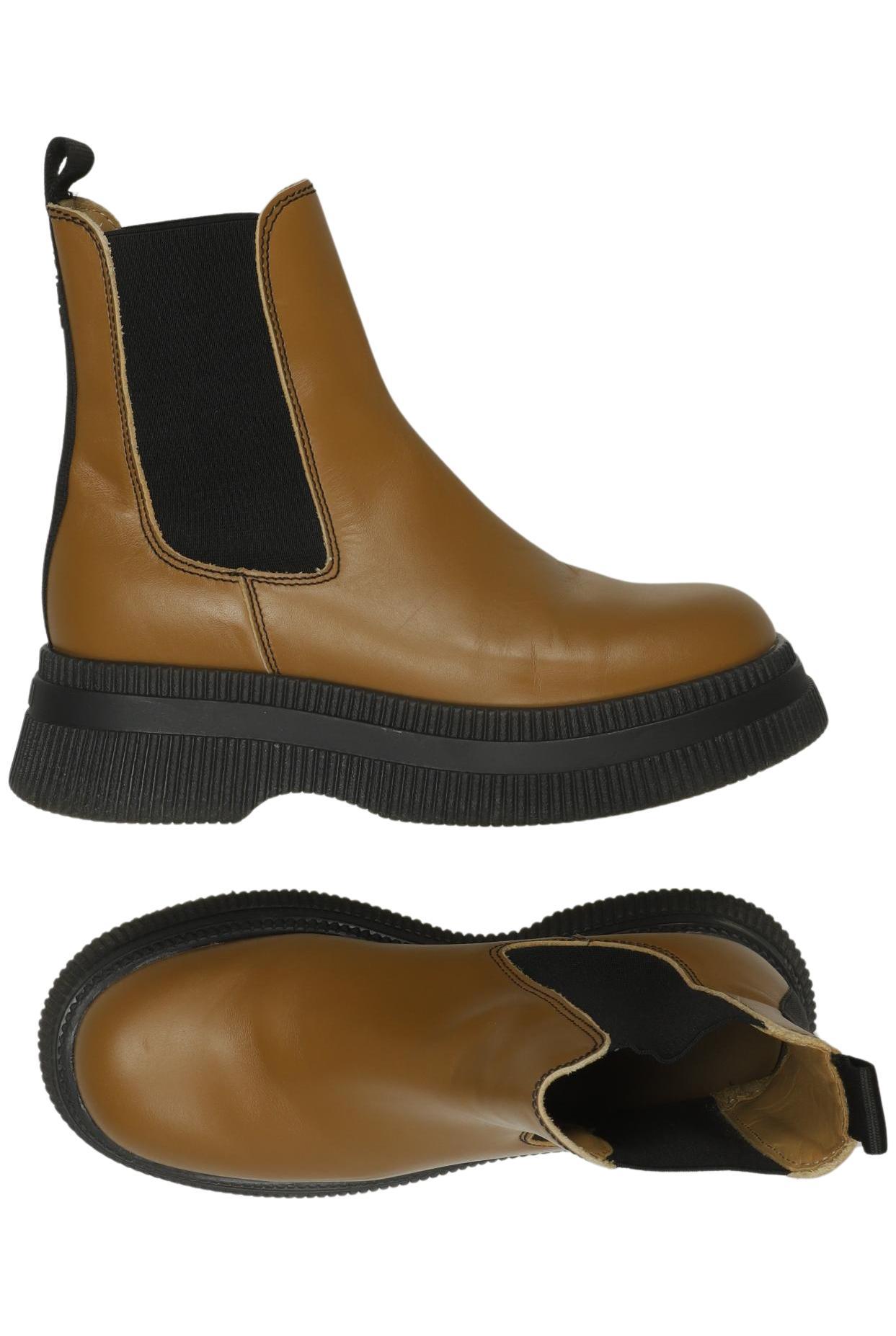 

Ganni Damen Stiefelette, braun, Gr. 38