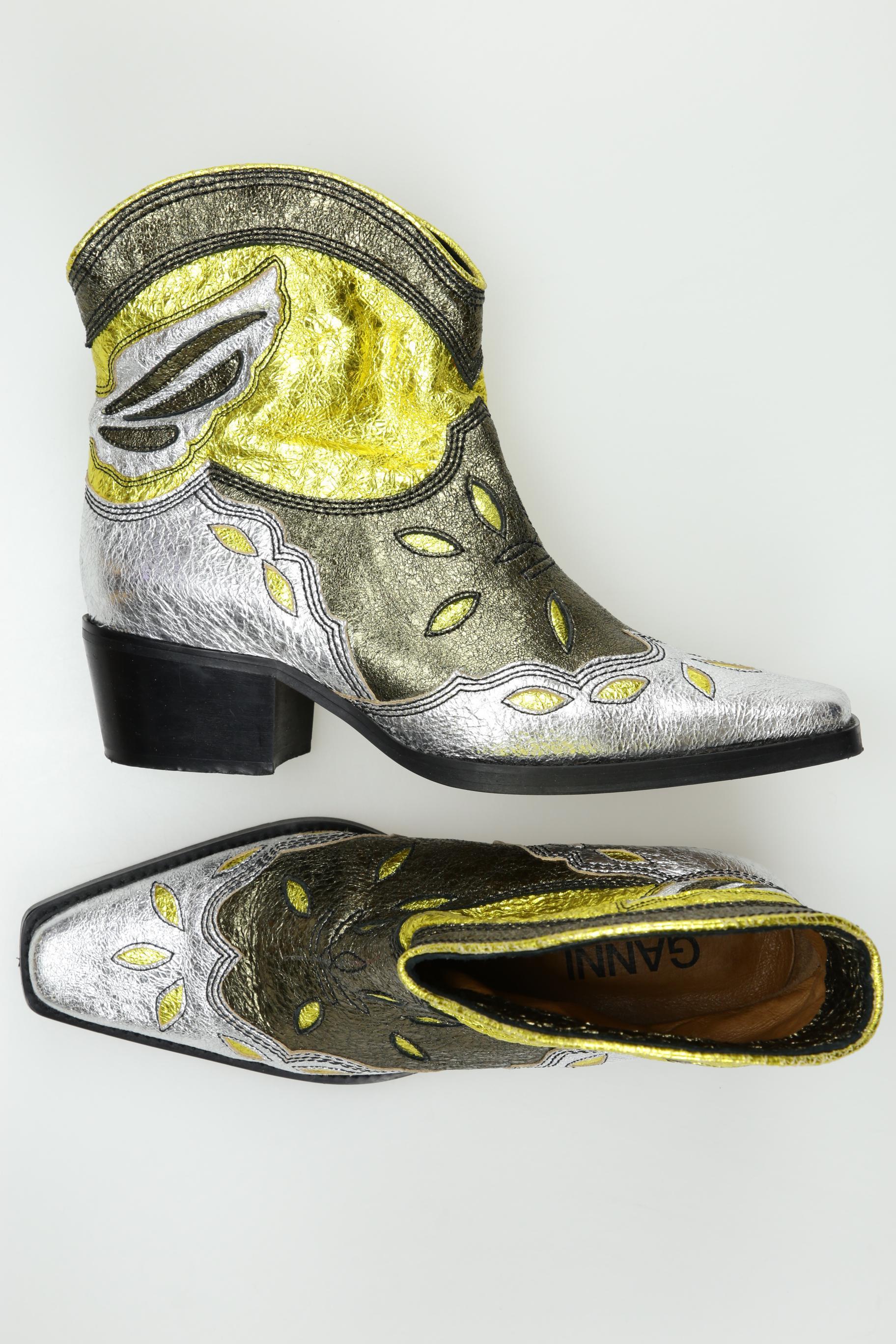 

Ganni Damen Stiefelette, silber, Gr. 38