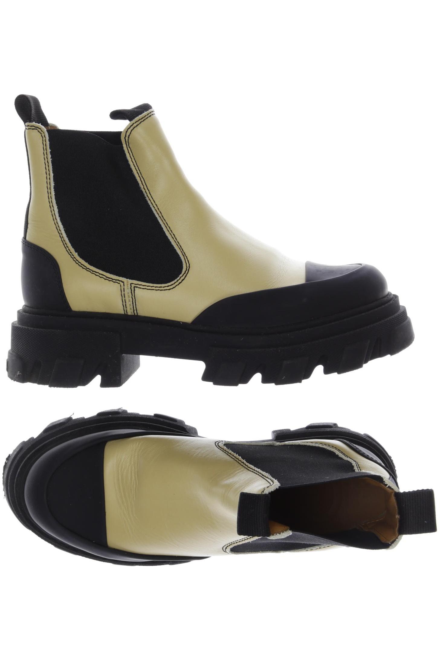 

Ganni Damen Stiefelette, beige, Gr. 38