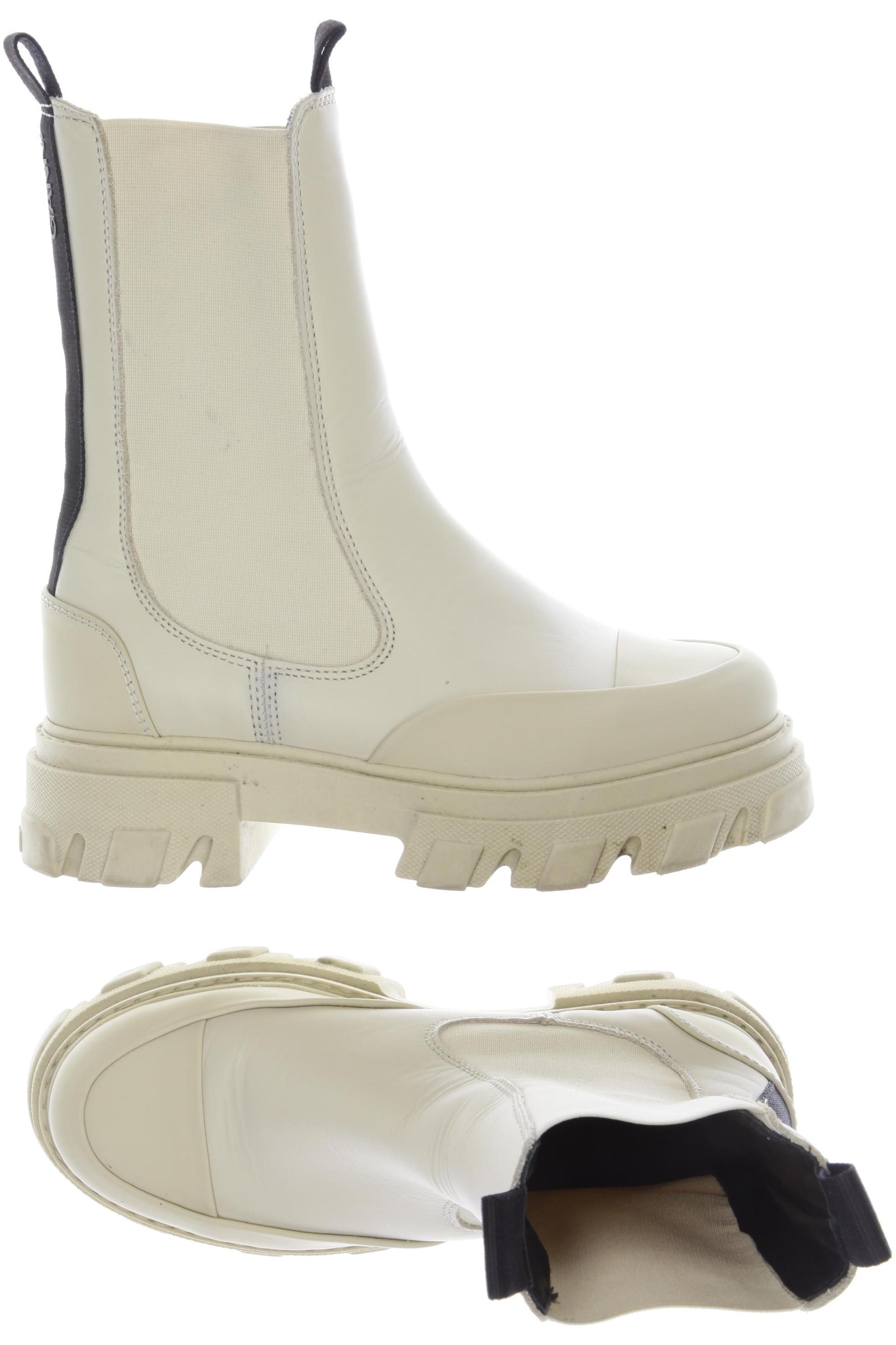 

Ganni Damen Stiefelette, beige, Gr. 37