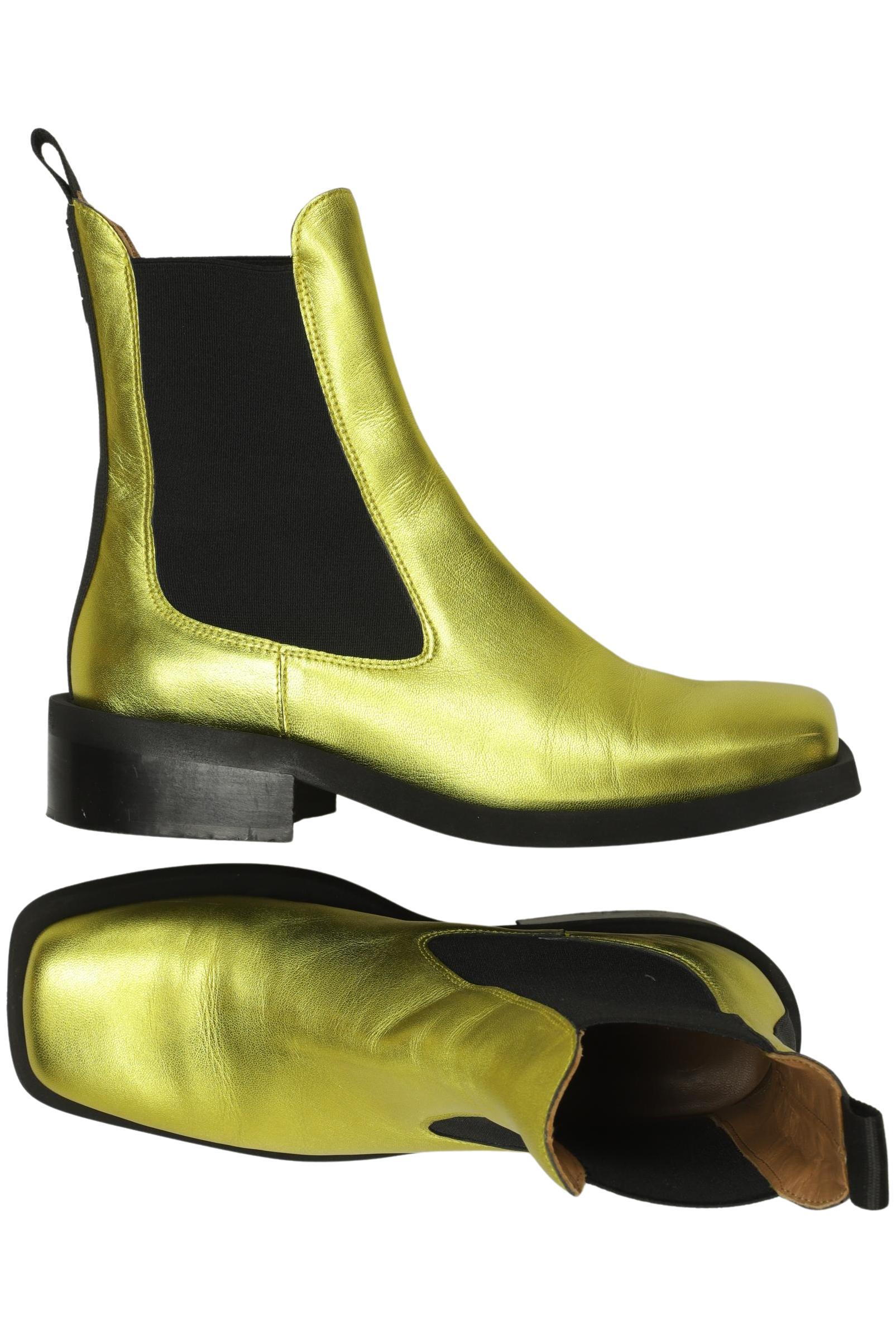 

Ganni Damen Stiefelette, gold, Gr. 39
