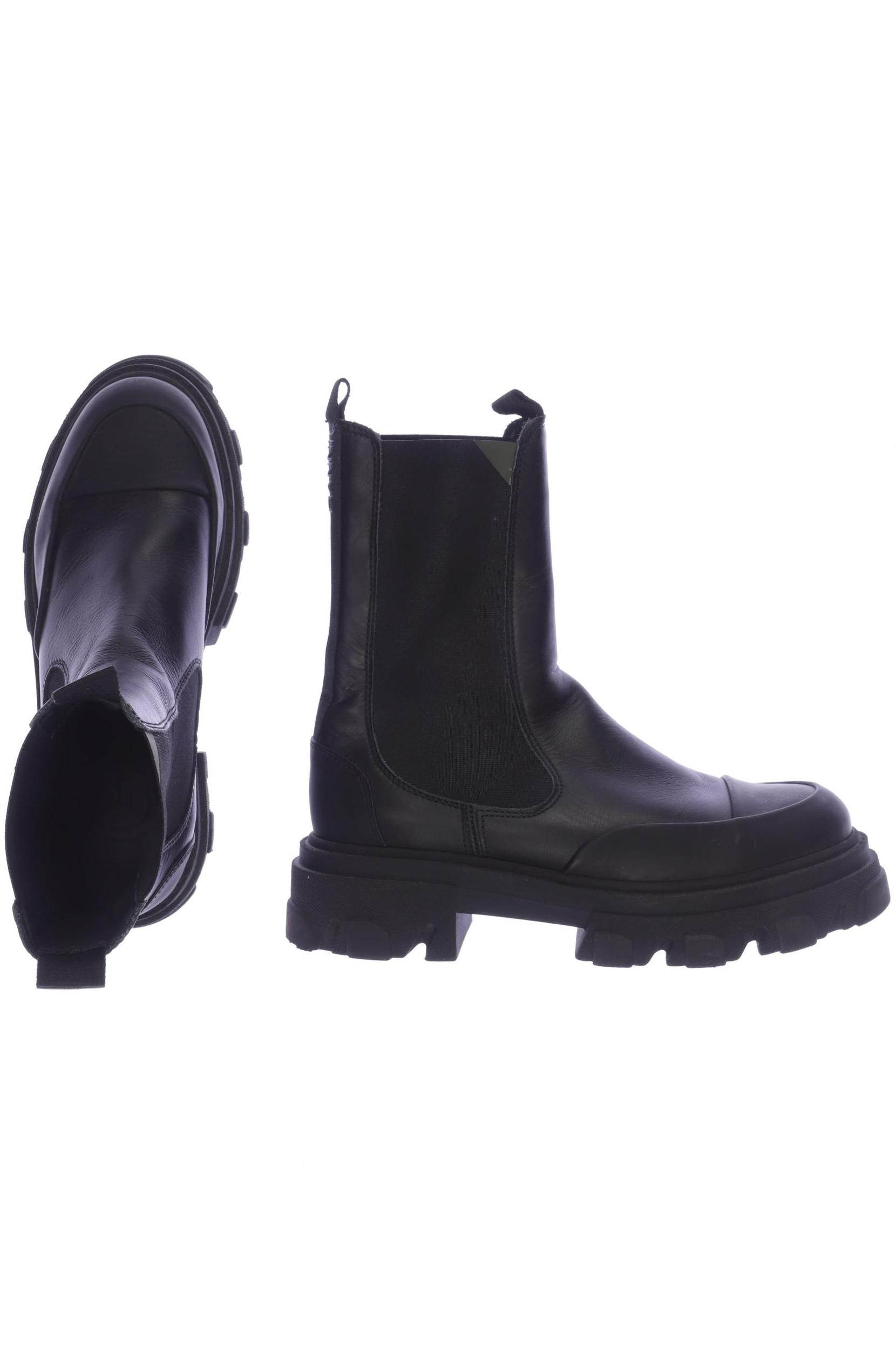 

Ganni Damen Stiefelette, schwarz