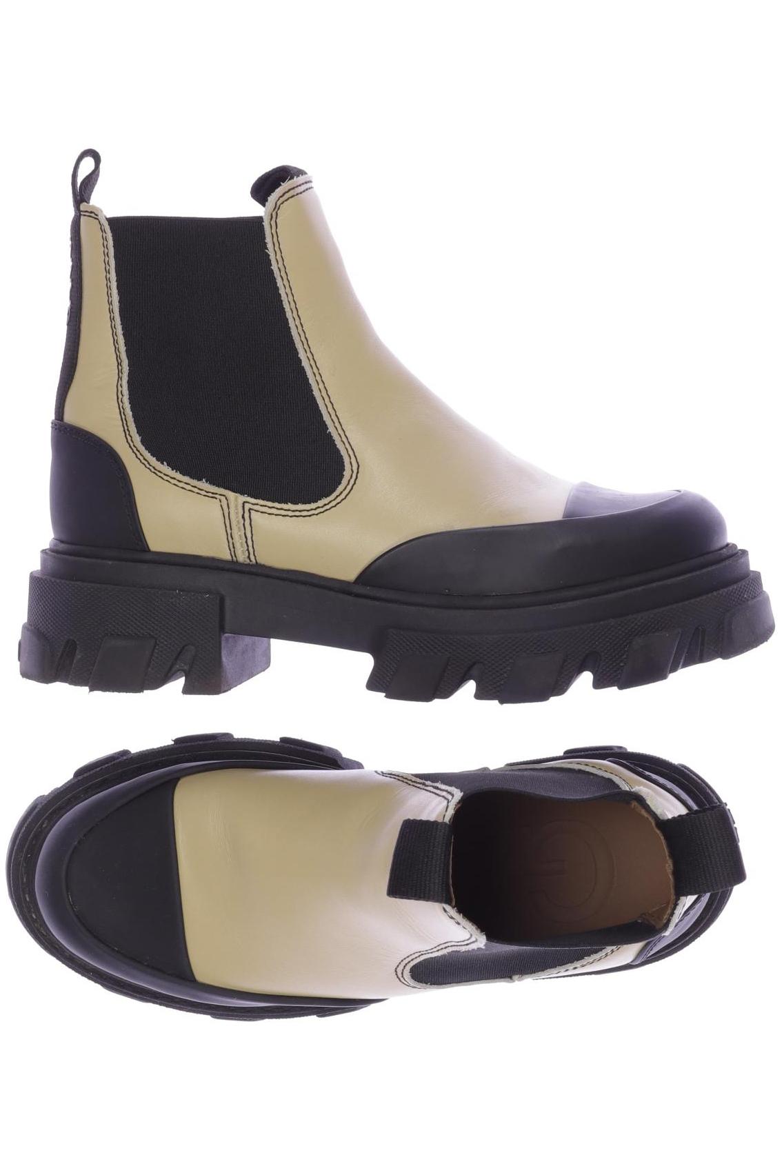 

Ganni Damen Stiefelette, beige, Gr. 38