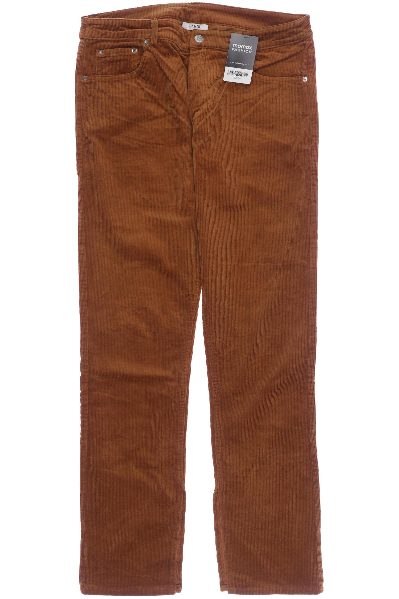 

Ganni Damen Stoffhose, braun, Gr. 40