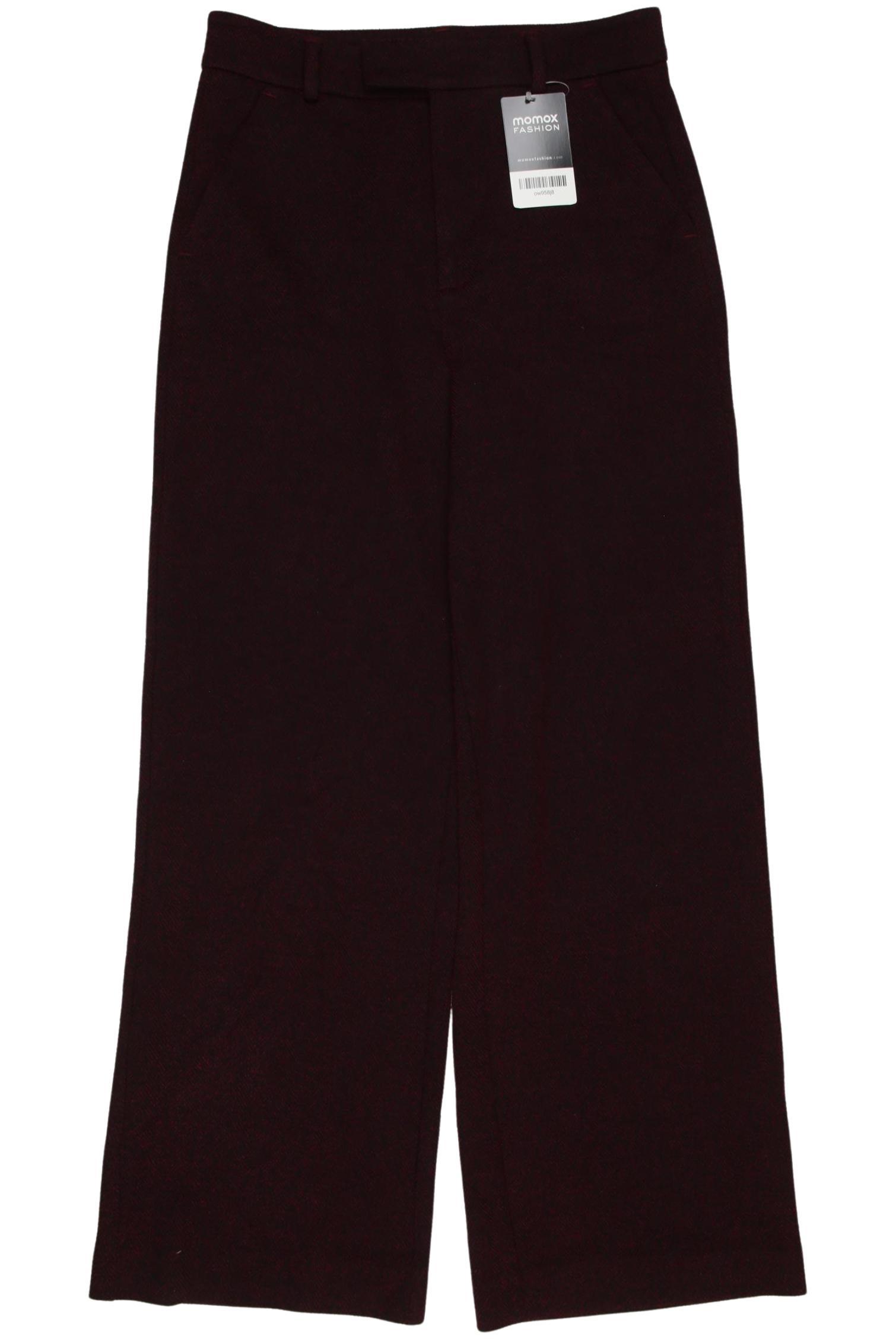 

Ganni Damen Stoffhose, bordeaux, Gr. 0