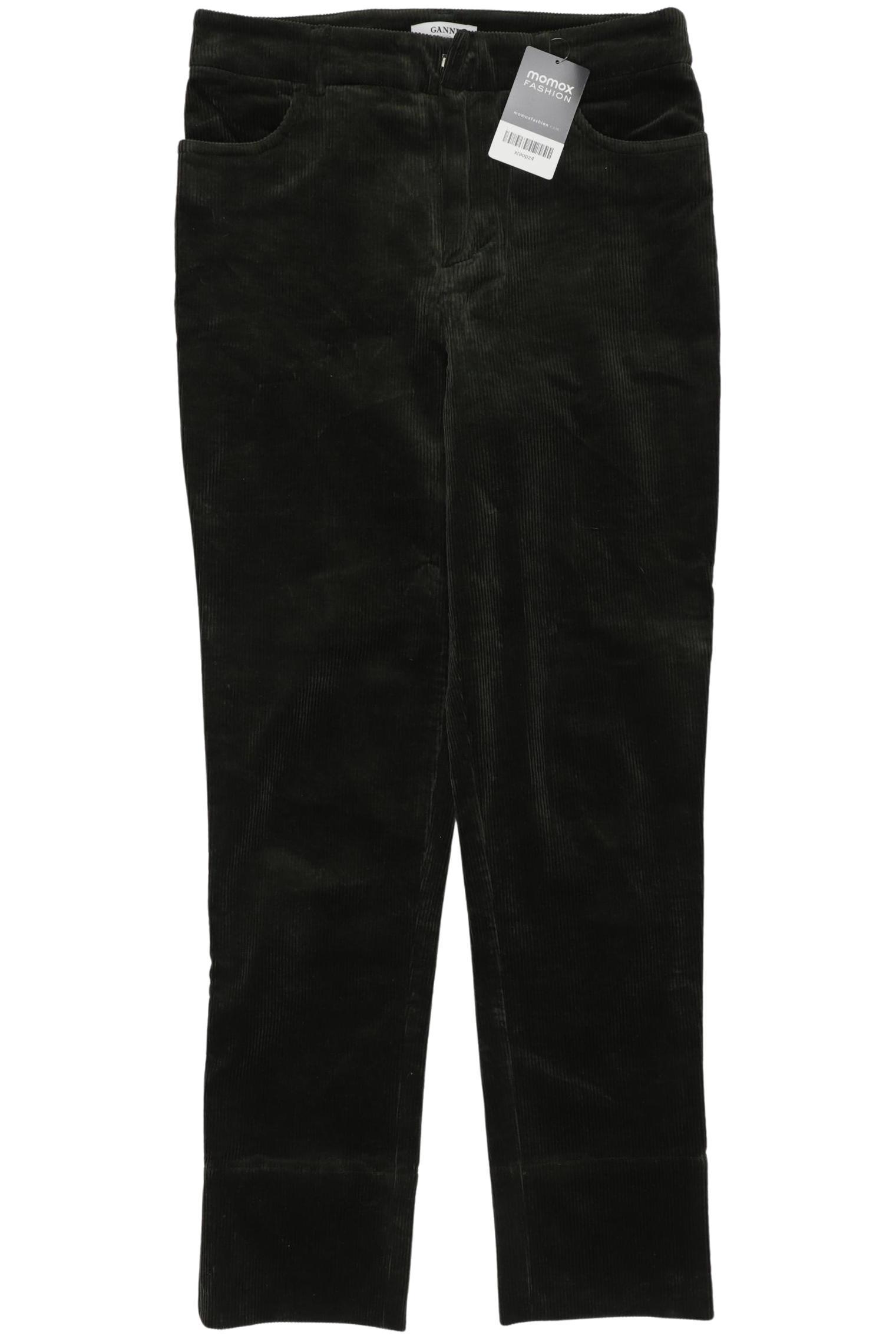 Thumbnail - Ganni Damen Stoffhose, grün, Gr. 36
