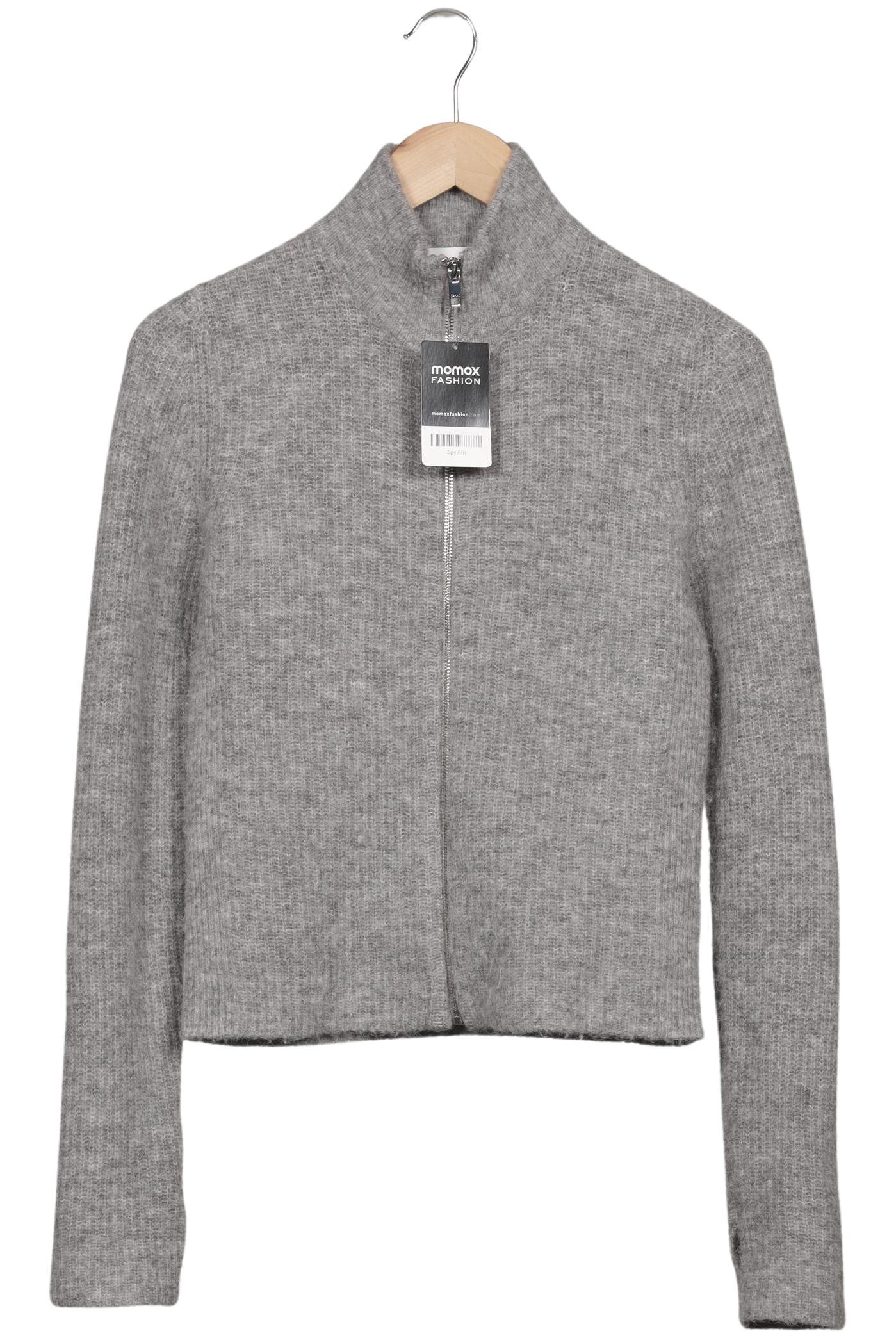 

Ganni Damen Strickjacke, grau, Gr. 36
