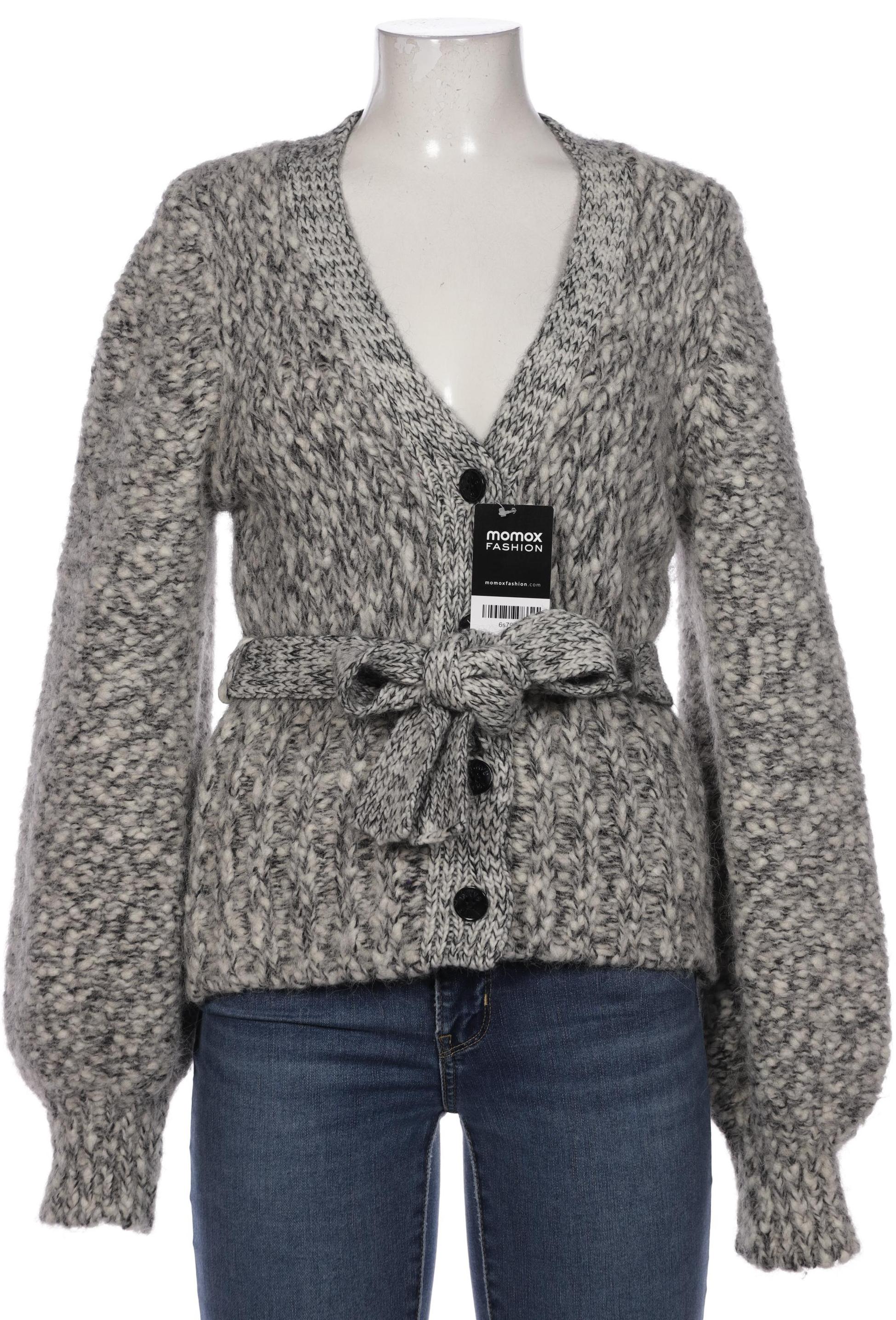 

Ganni Damen Strickjacke, grau, Gr. 38