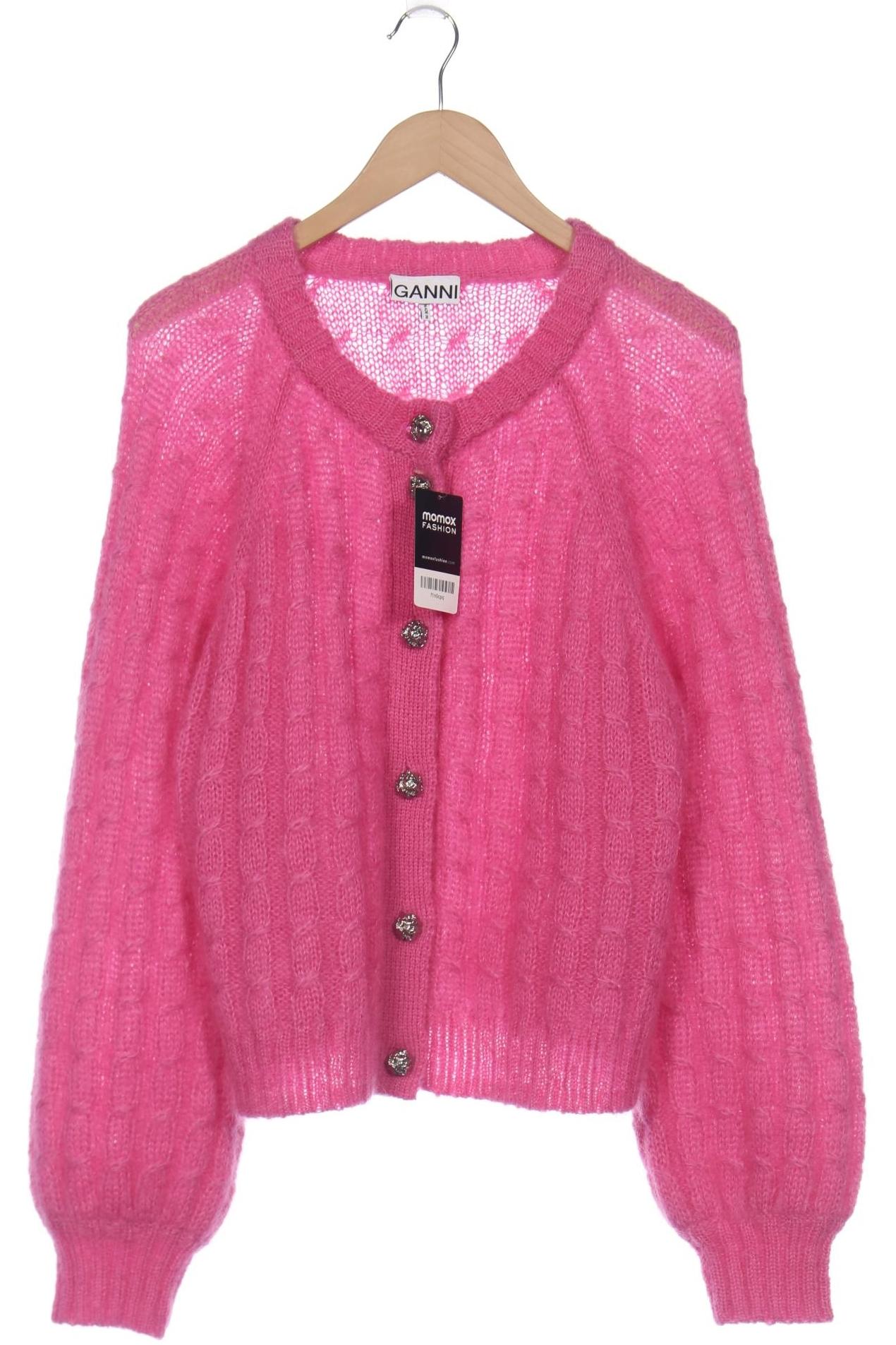 

Ganni Damen Strickjacke, pink, Gr. 44