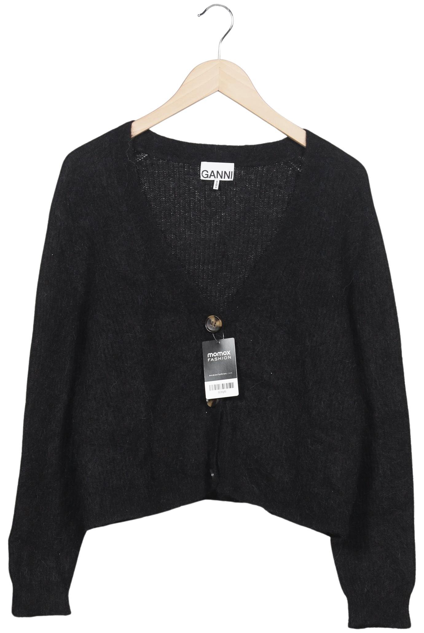 

Ganni Damen Strickjacke, schwarz, Gr. 38