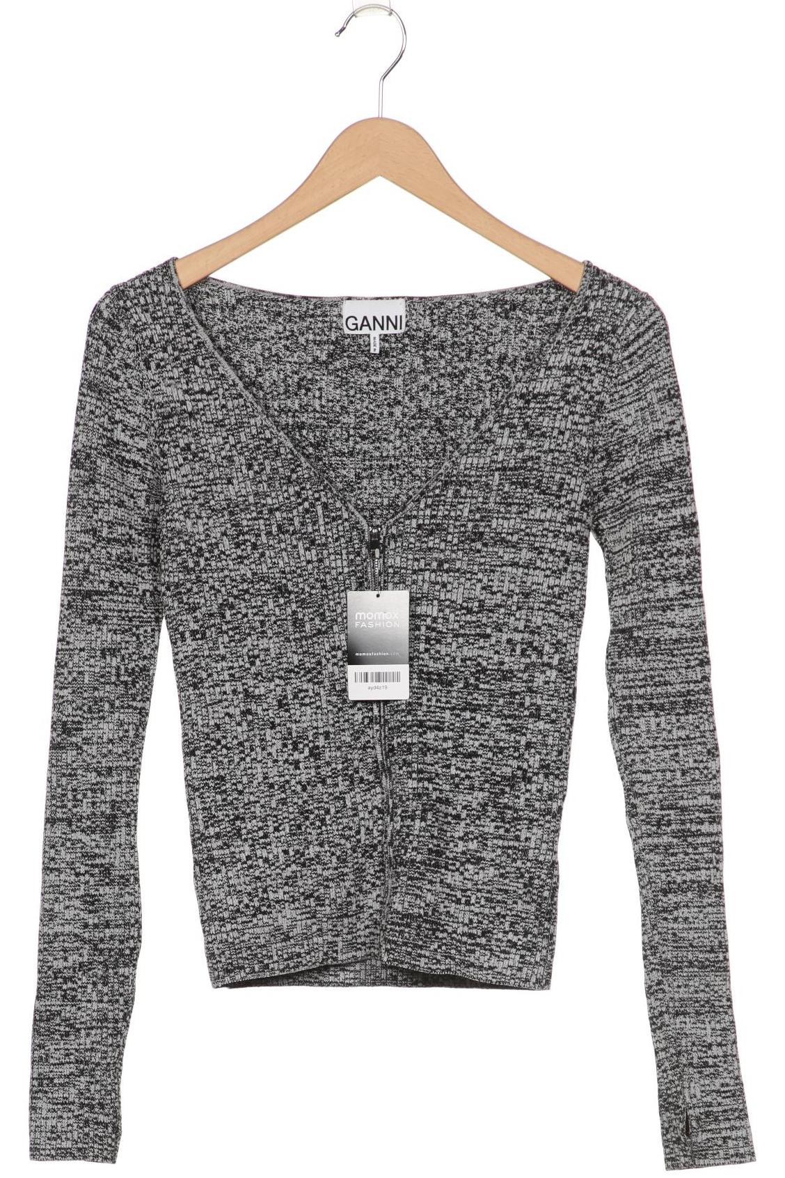 

Ganni Damen Strickjacke, schwarz, Gr. 38