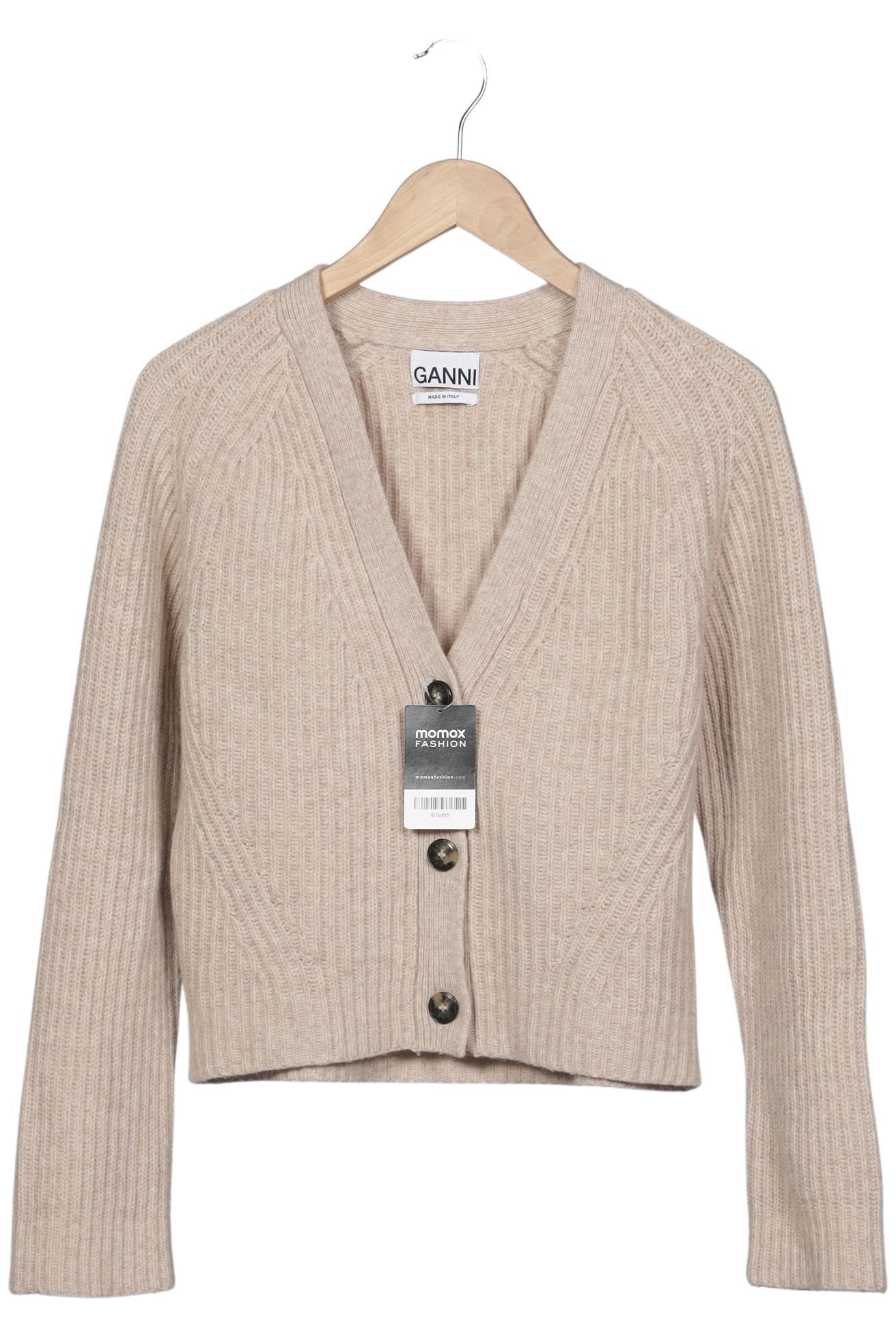 Thumbnail - Ganni Damen Strickjacke, beige, Gr. 36