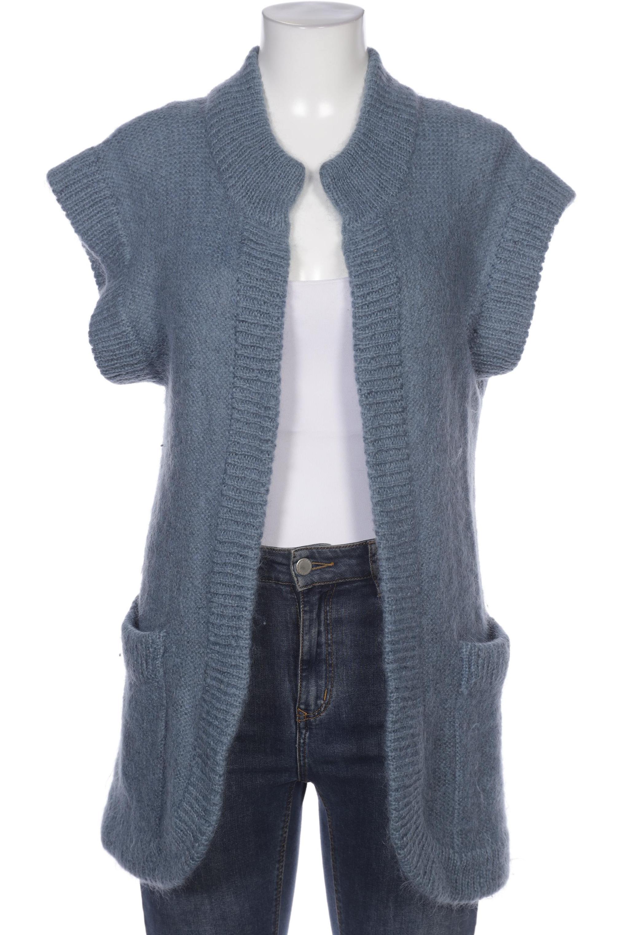 

Ganni Damen Strickjacke, blau, Gr. 36