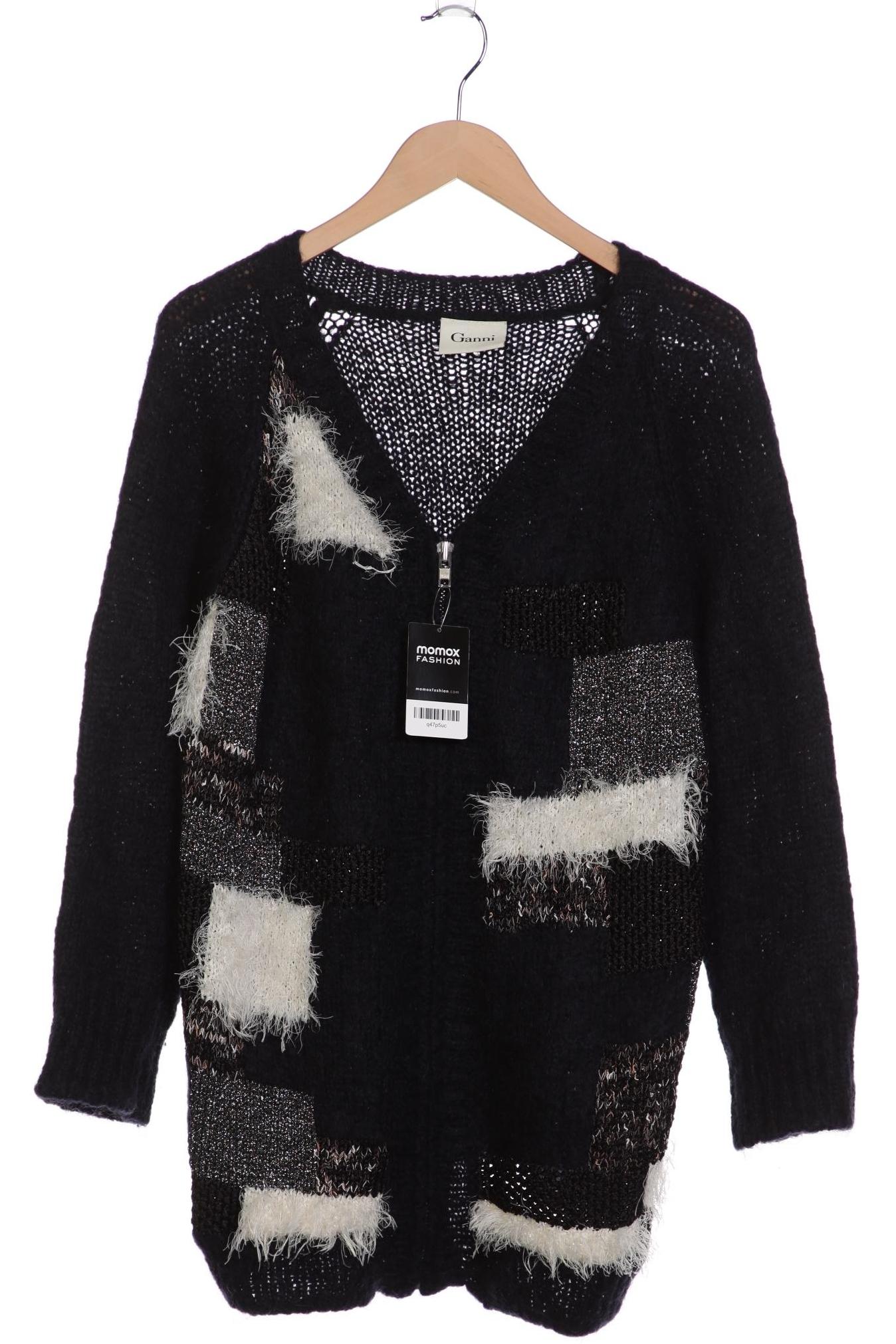 

Ganni Damen Strickjacke, marineblau, Gr. 36