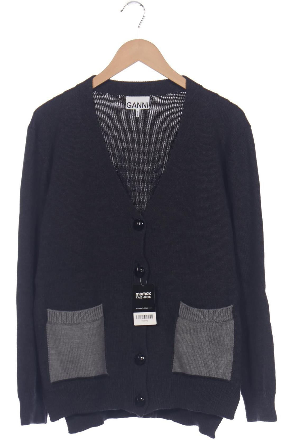 

Ganni Damen Strickjacke, grau, Gr. 42