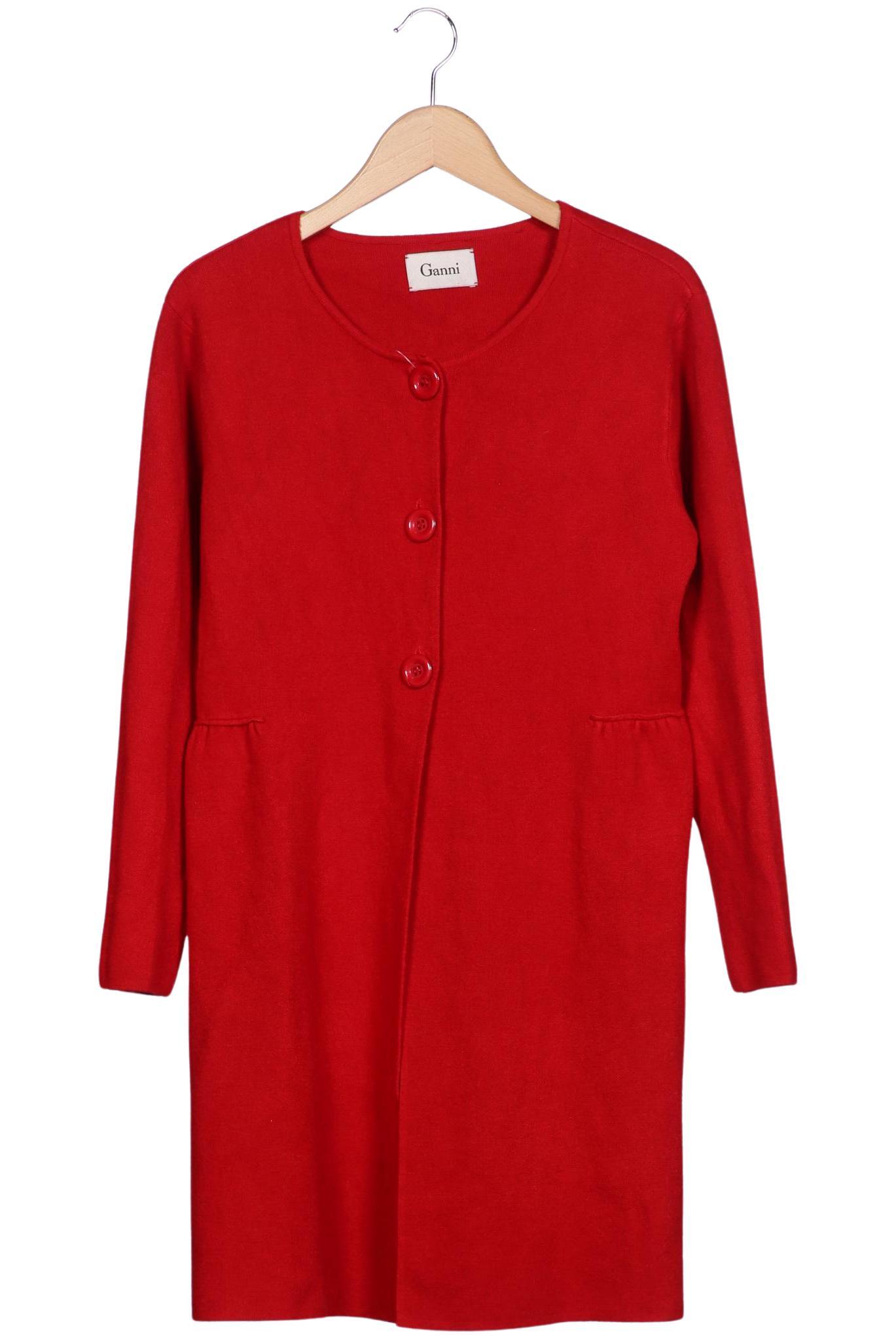 

Ganni Damen Strickjacke, rot, Gr. 42