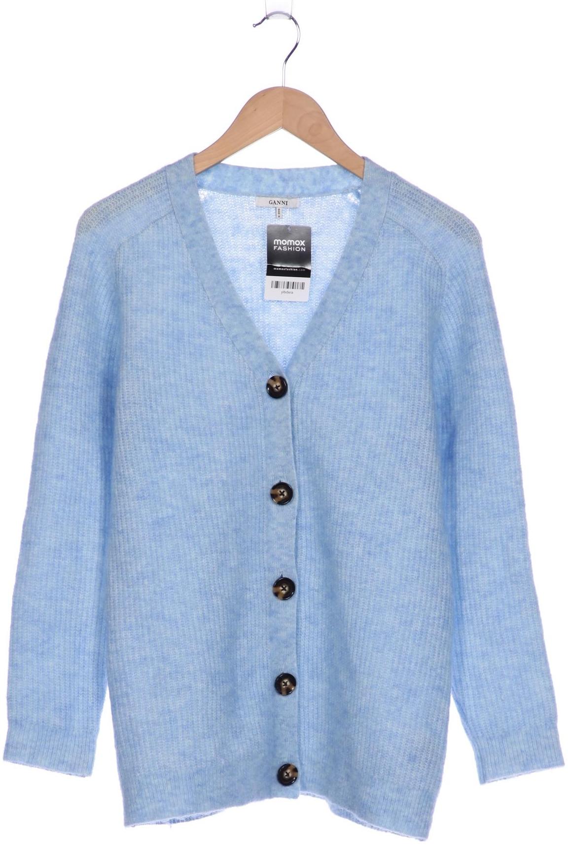 

Ganni Damen Strickjacke, hellblau, Gr. 36