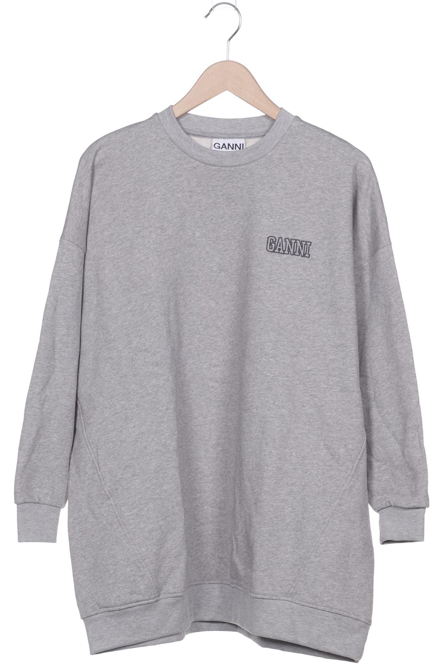 

Ganni Damen Sweatshirt, grau, Gr. 36