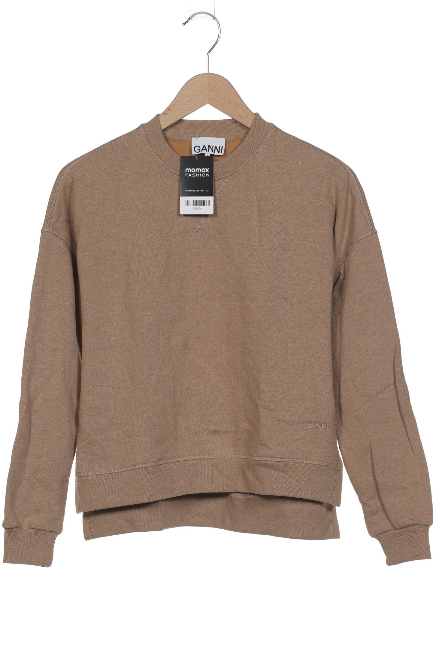 

Ganni Damen Sweatshirt, beige, Gr. 32