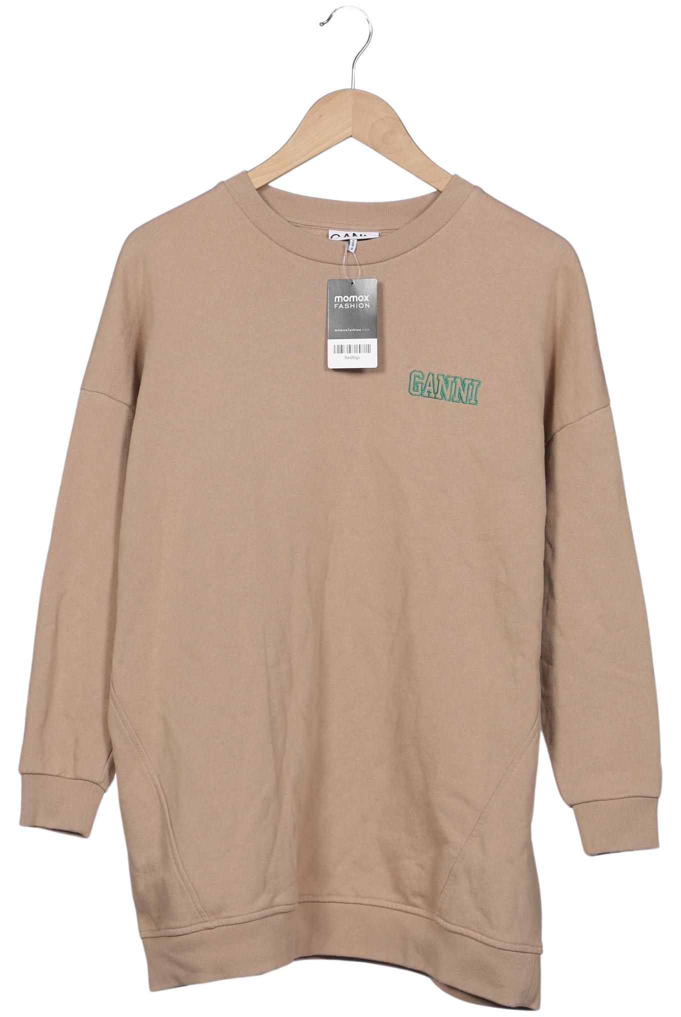 

Ganni Damen Sweatshirt, beige, Gr. 32