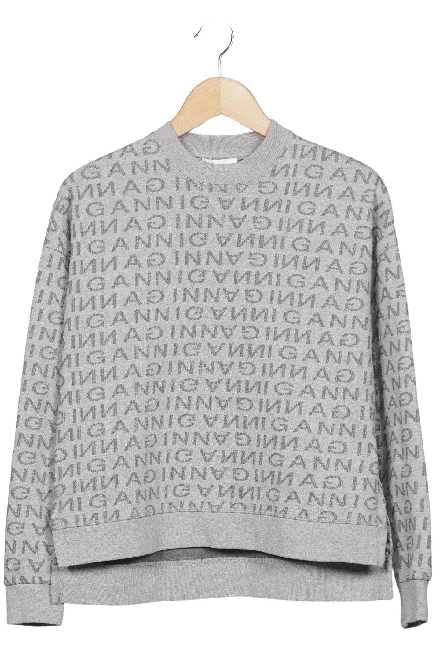 

Ganni Damen Sweatshirt, grau, Gr. 32
