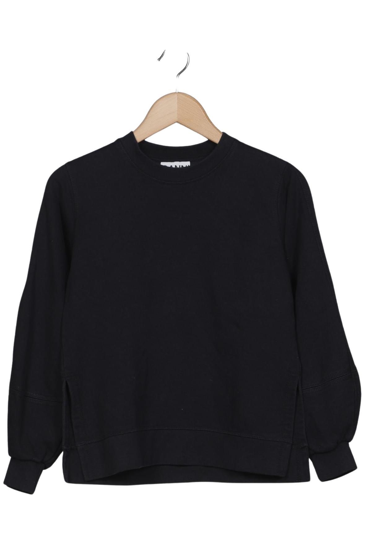 

Ganni Damen Sweatshirt, marineblau, Gr. 32