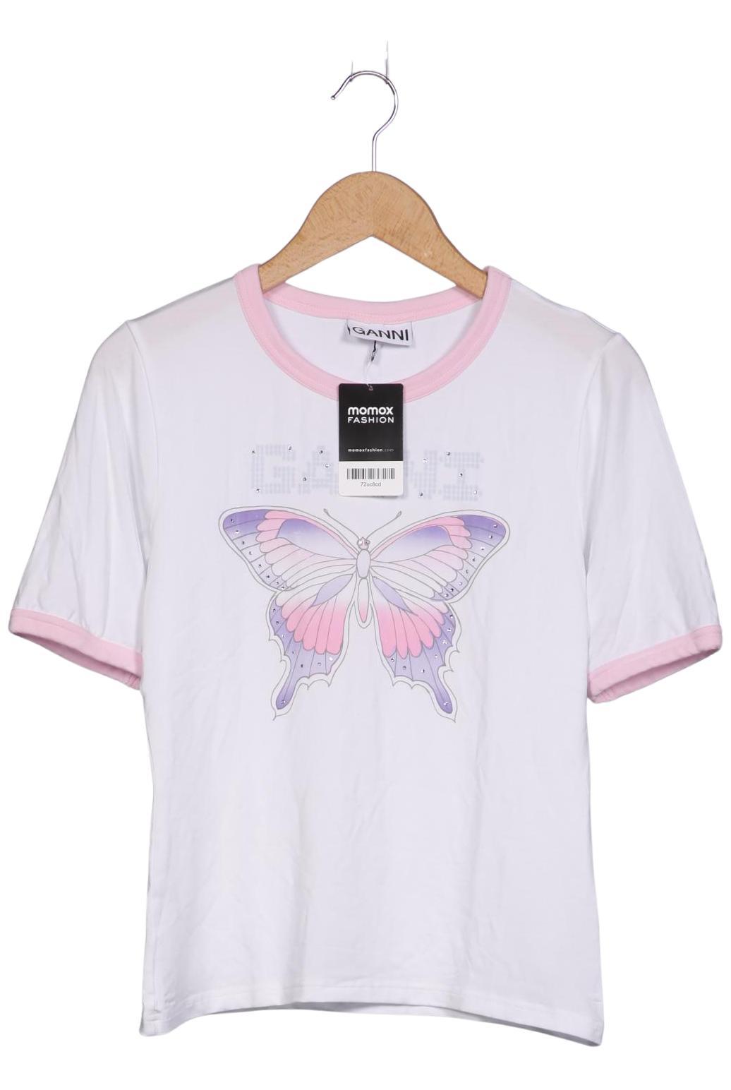 

Ganni Damen T-Shirt, mehrfarbig, Gr. 38