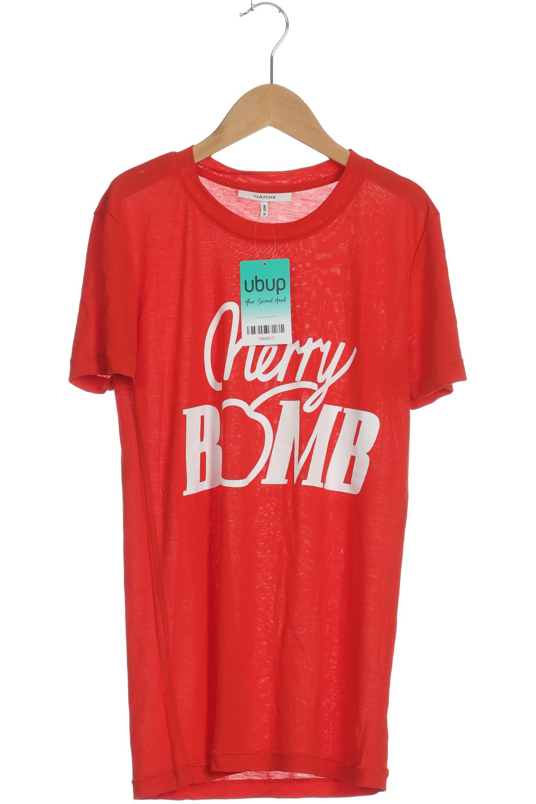 

Ganni Damen T-Shirt, rot, Gr.