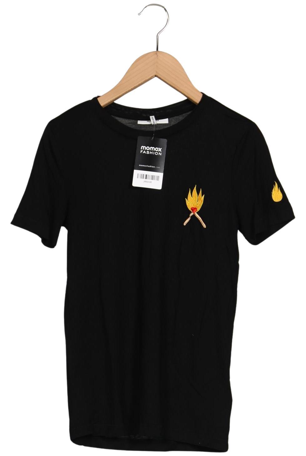 

Ganni Damen T-Shirt, schwarz, Gr. 36