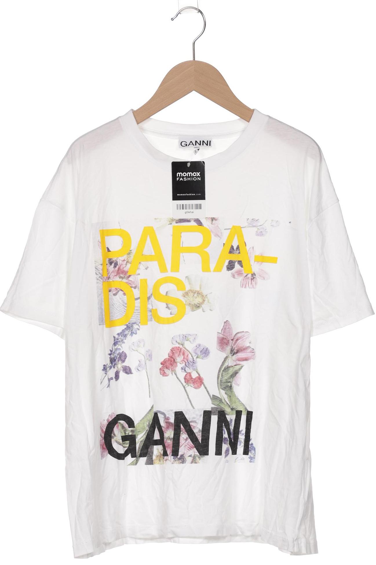 

Ganni Damen T-Shirt, weiß